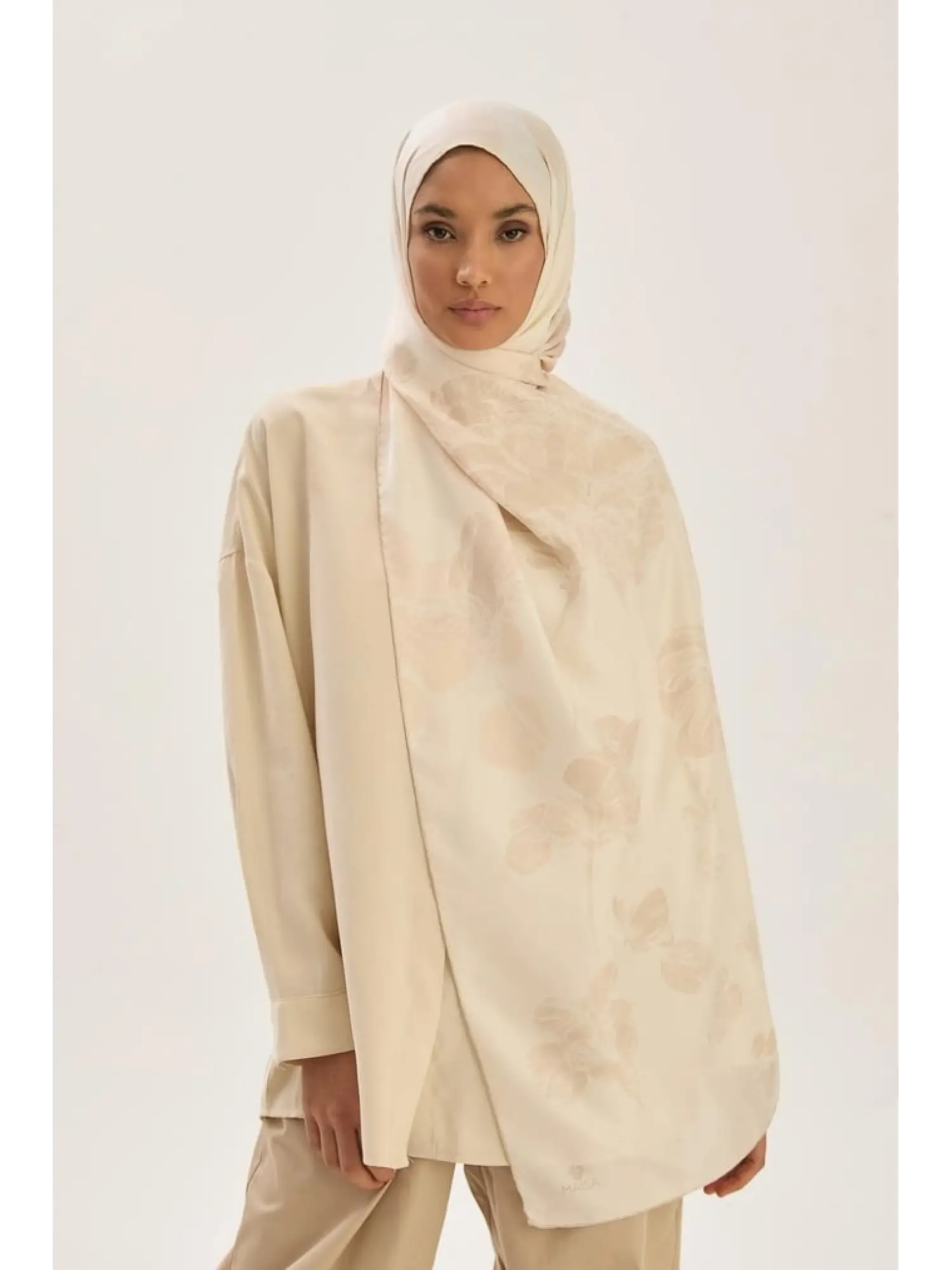 Maisa Kehribar 70x190 Pamuk İpek Şal