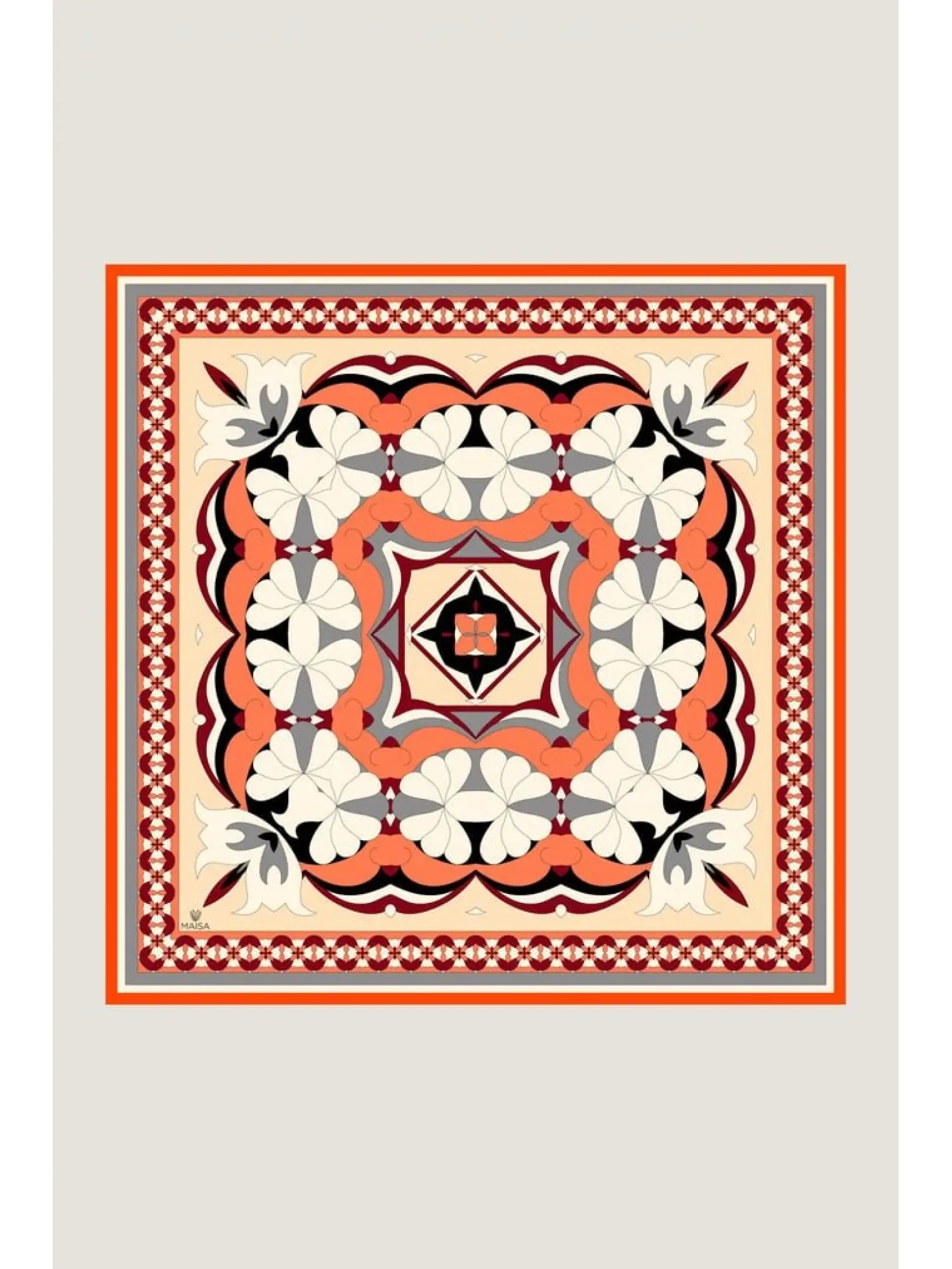 Maisa Rana 90X90 Twil İpek Eşarp