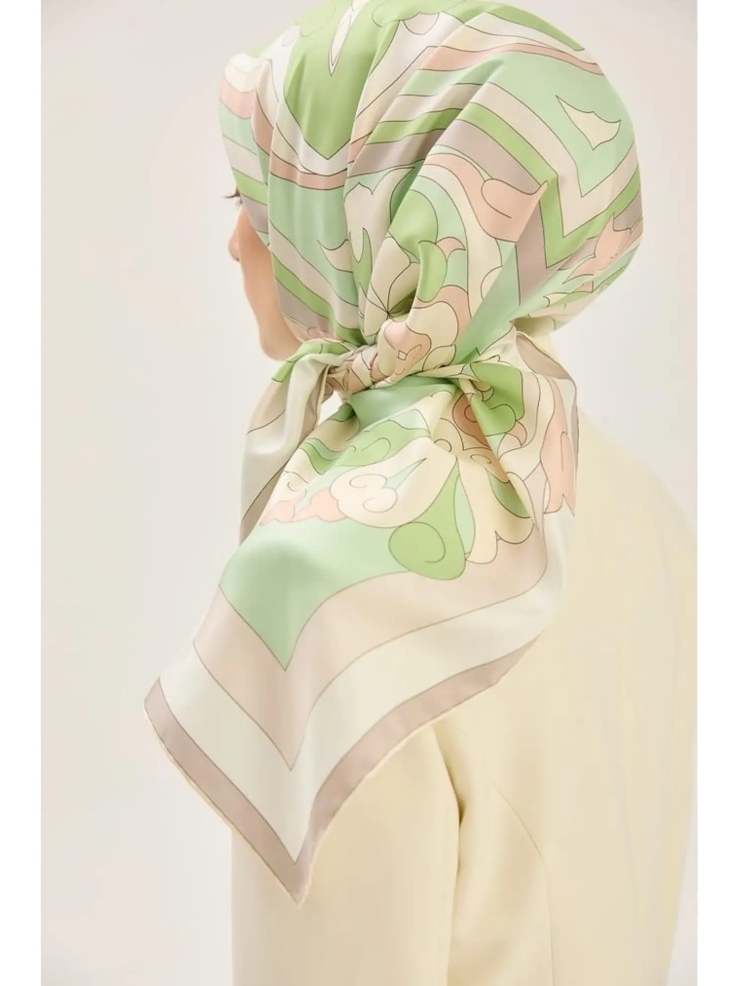 Maisa Sara 90X90 Twil İpek Eşarp