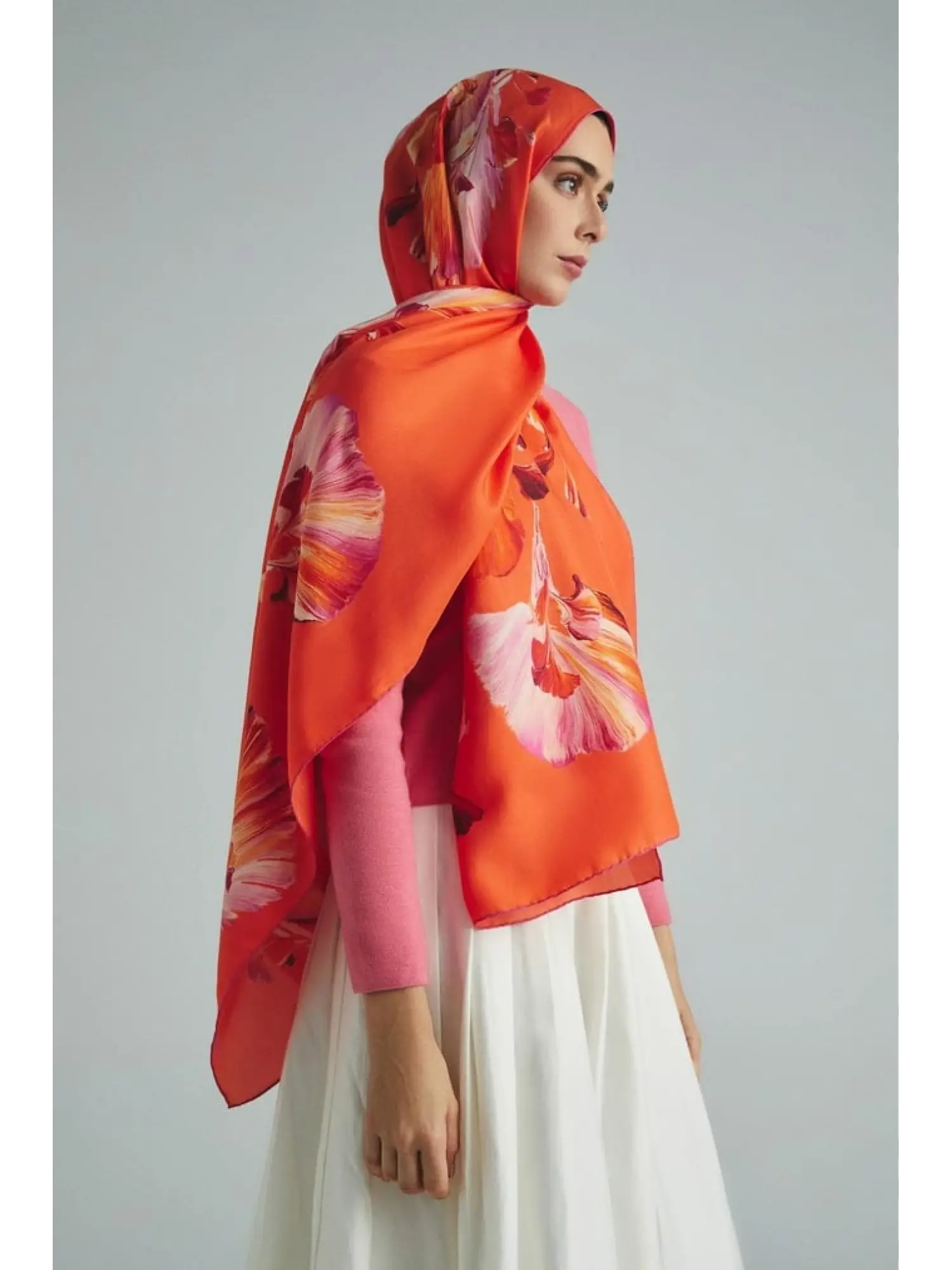 Maisa Şems Pamuk İpek Şal 70x190