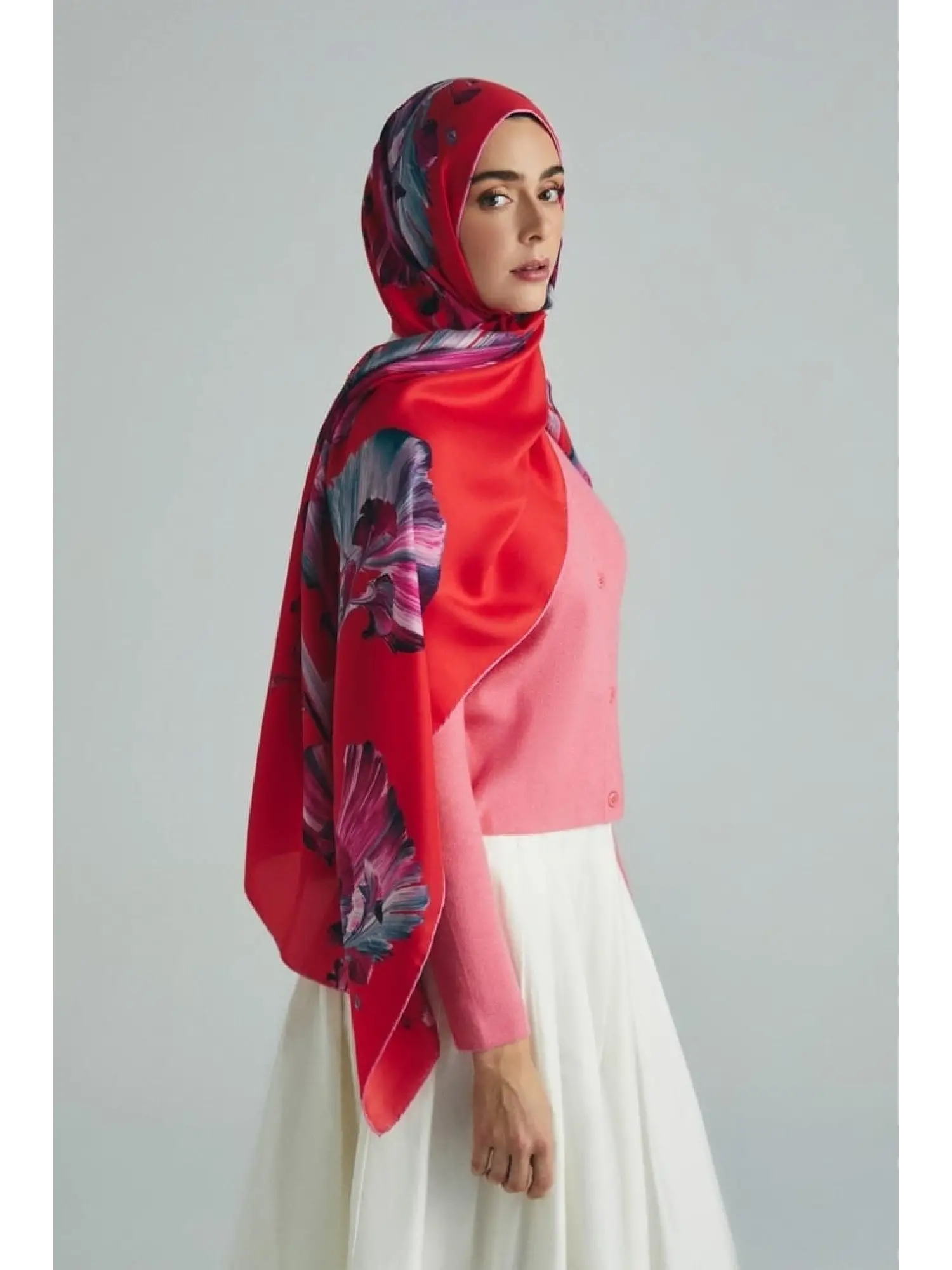 Maisa Şems Pamuk İpek Şal 70x190