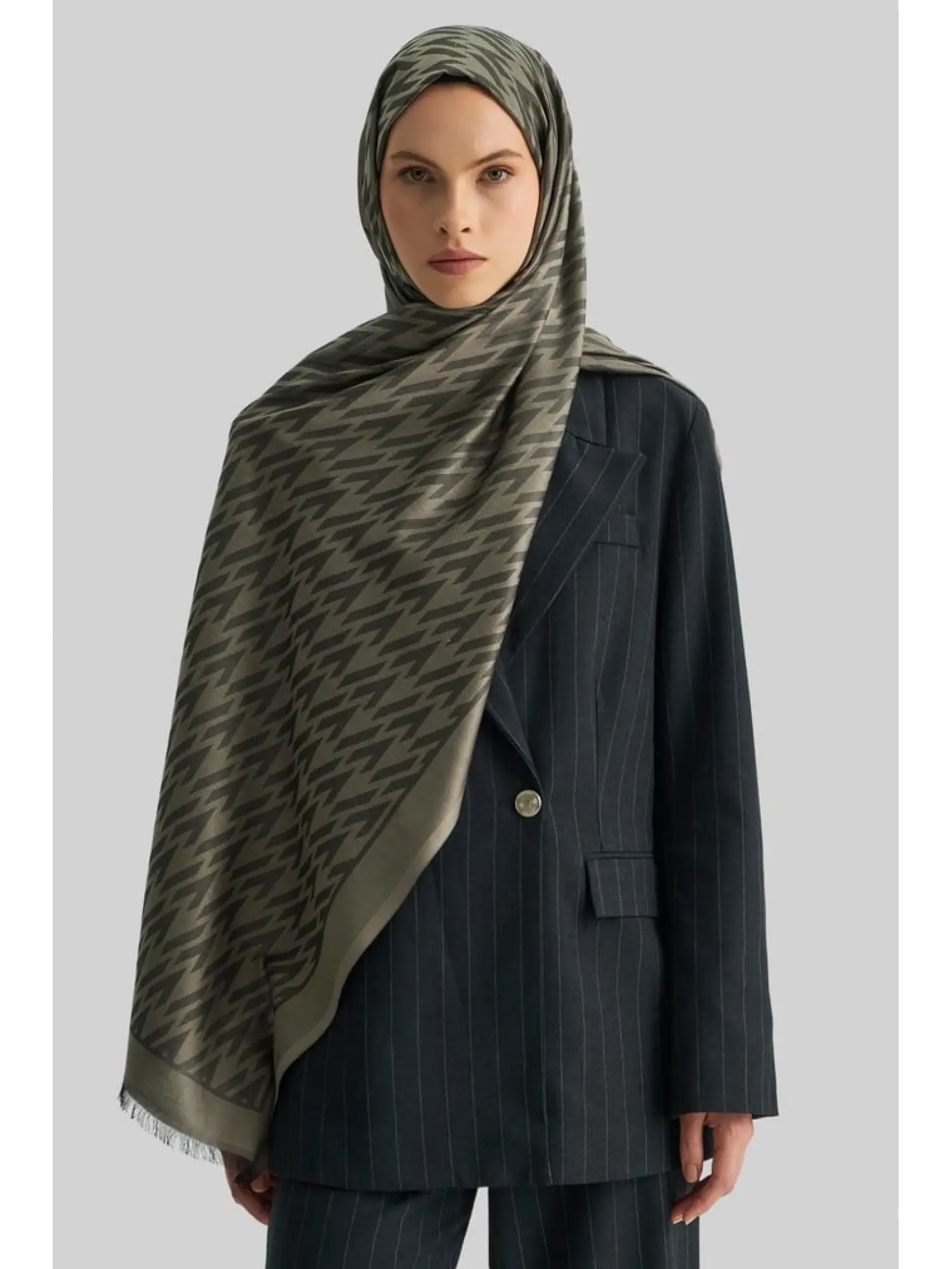 Maisa Umay 70x190 %100 Jakarlı İpek Şal