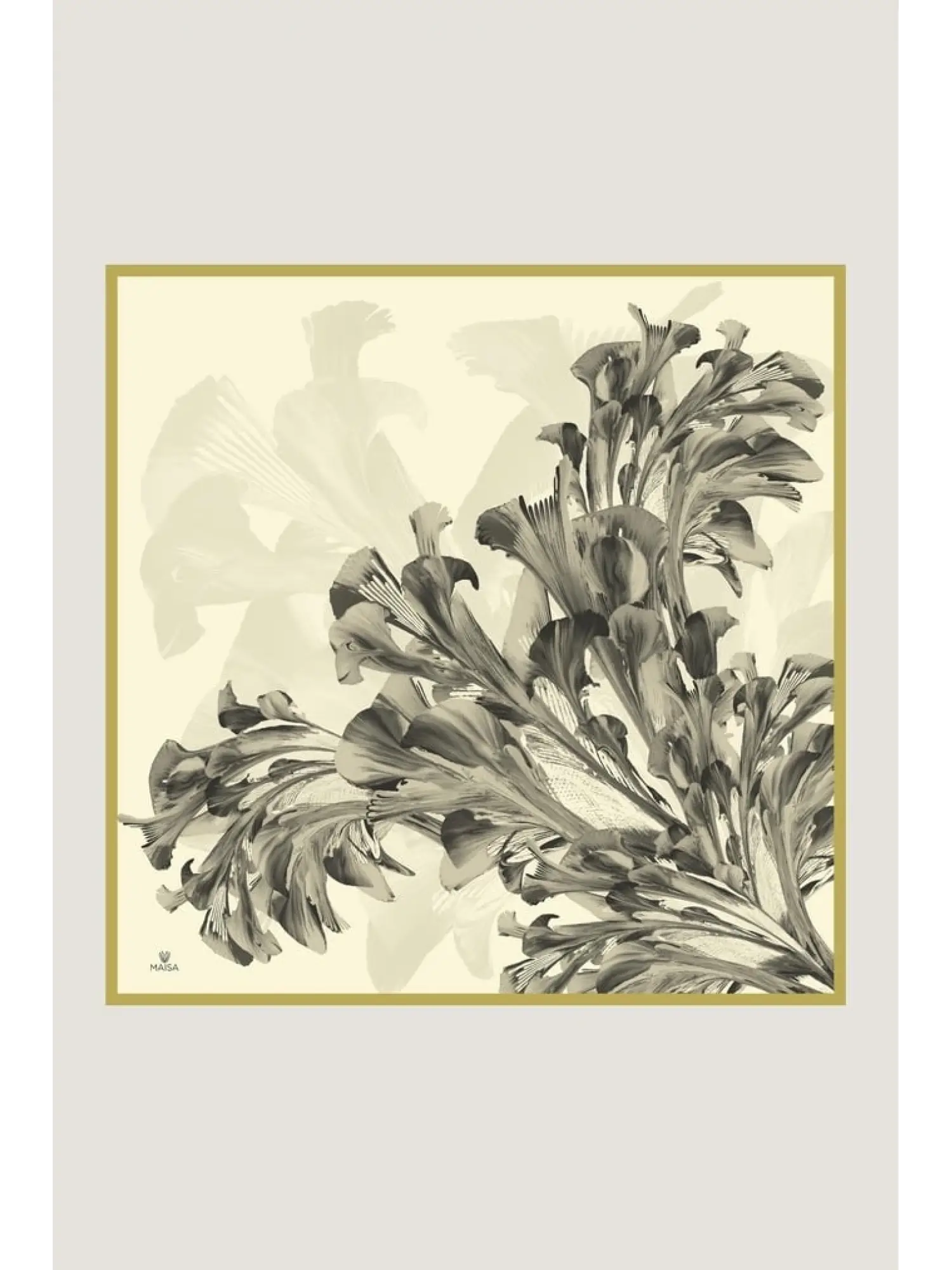 Maisa Zer 90X90 Twil İpek Eşarp