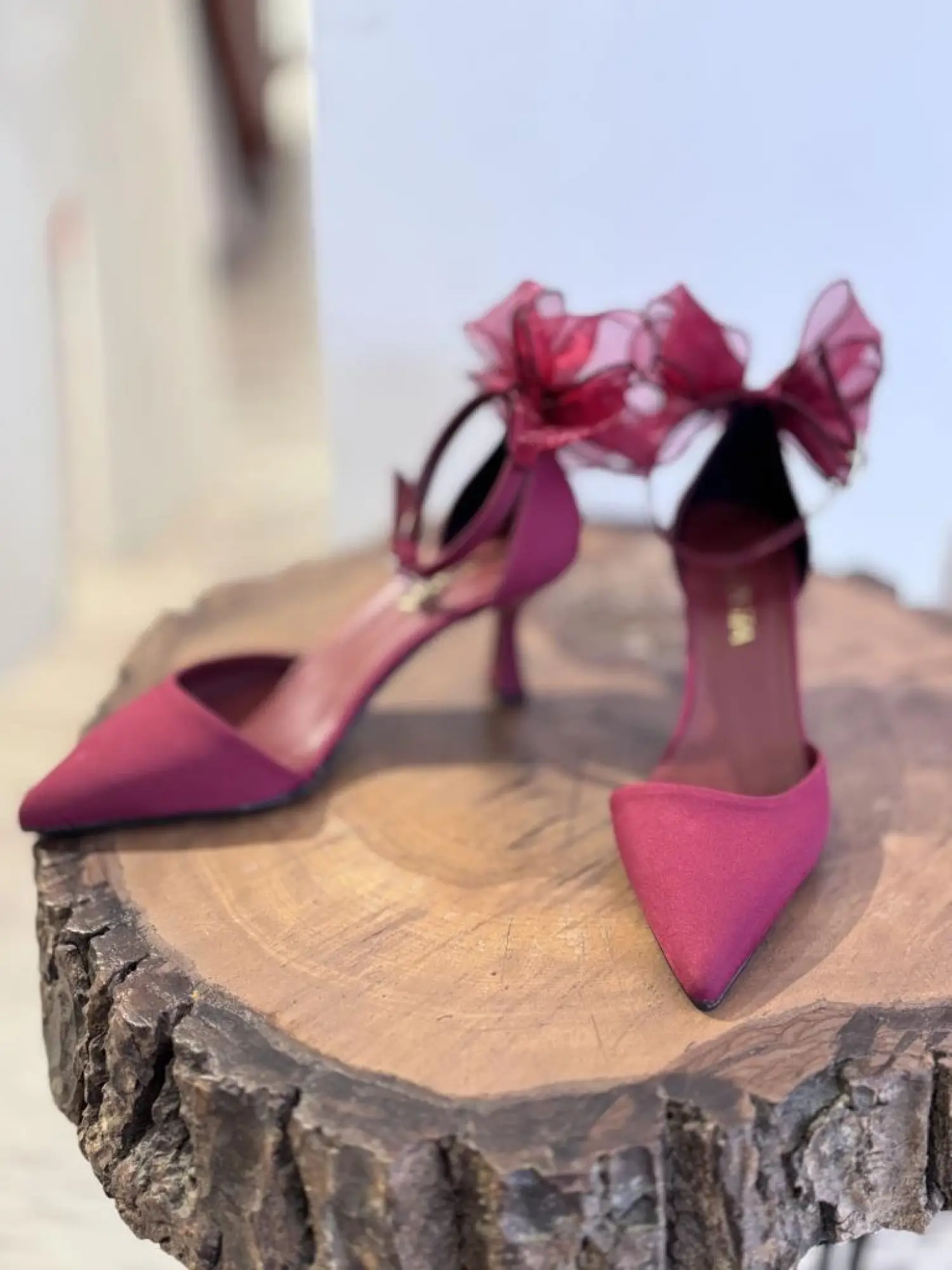 Majensia Bilekten Bağlamalı Fiyonk Detaylı Ayakkabı 155002