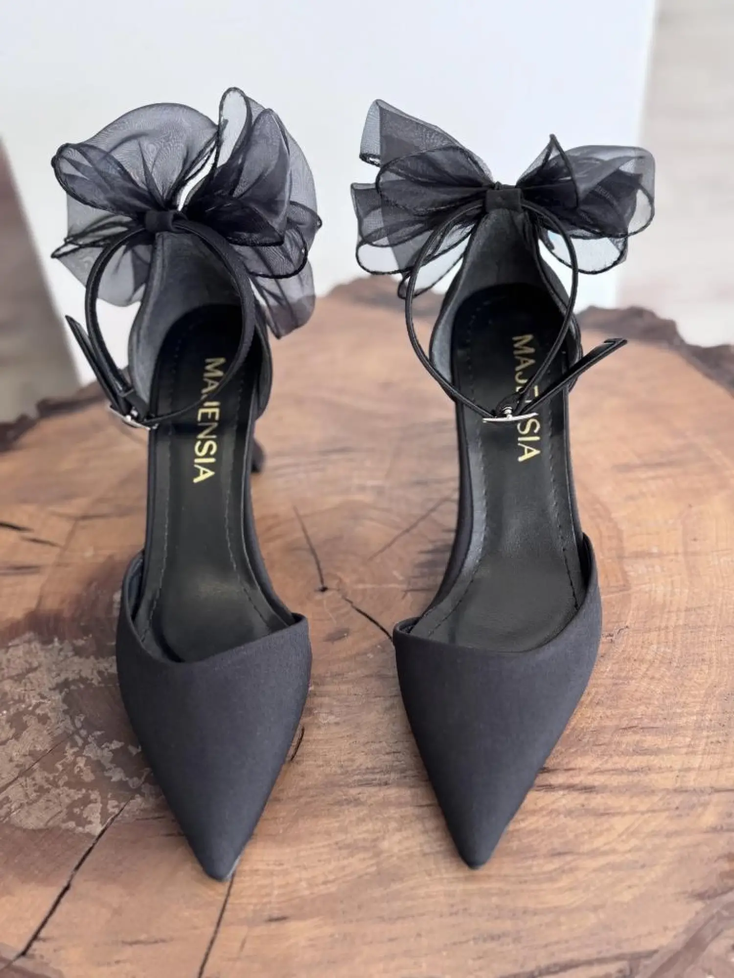 Majensia Bilekten Bağlamalı Fiyonk Detaylı Ayakkabı 155002