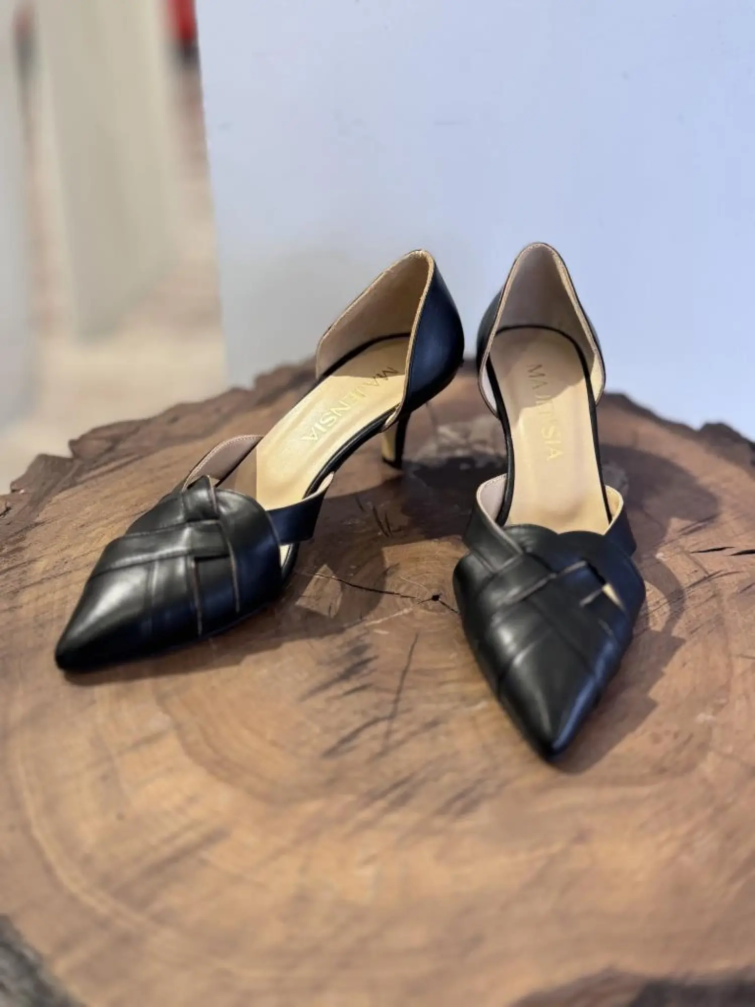 Majensia Kısa Topuklu Deri Ayakkabı 151122