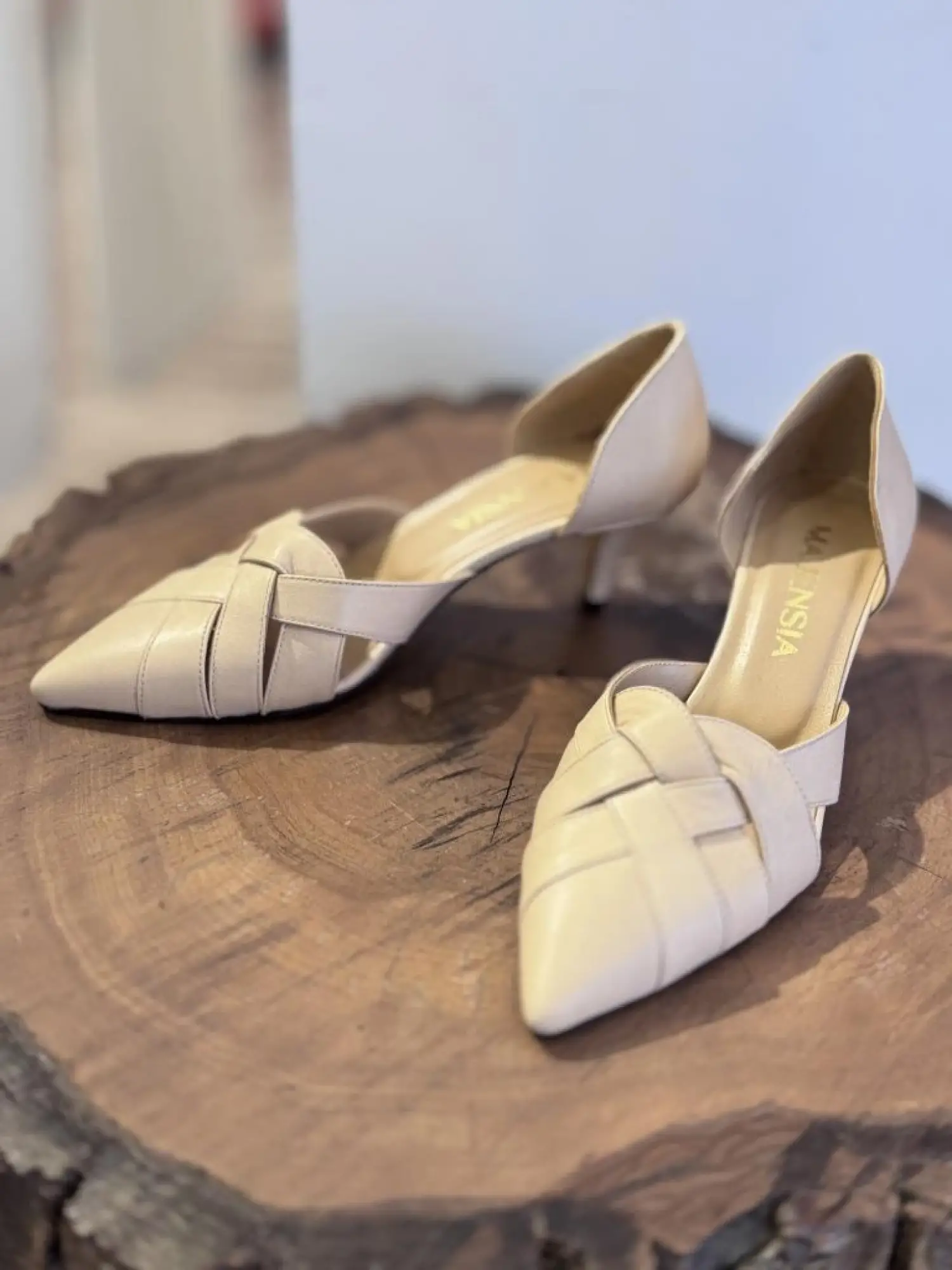 Majensia Kısa Topuklu Deri Ayakkabı 151122