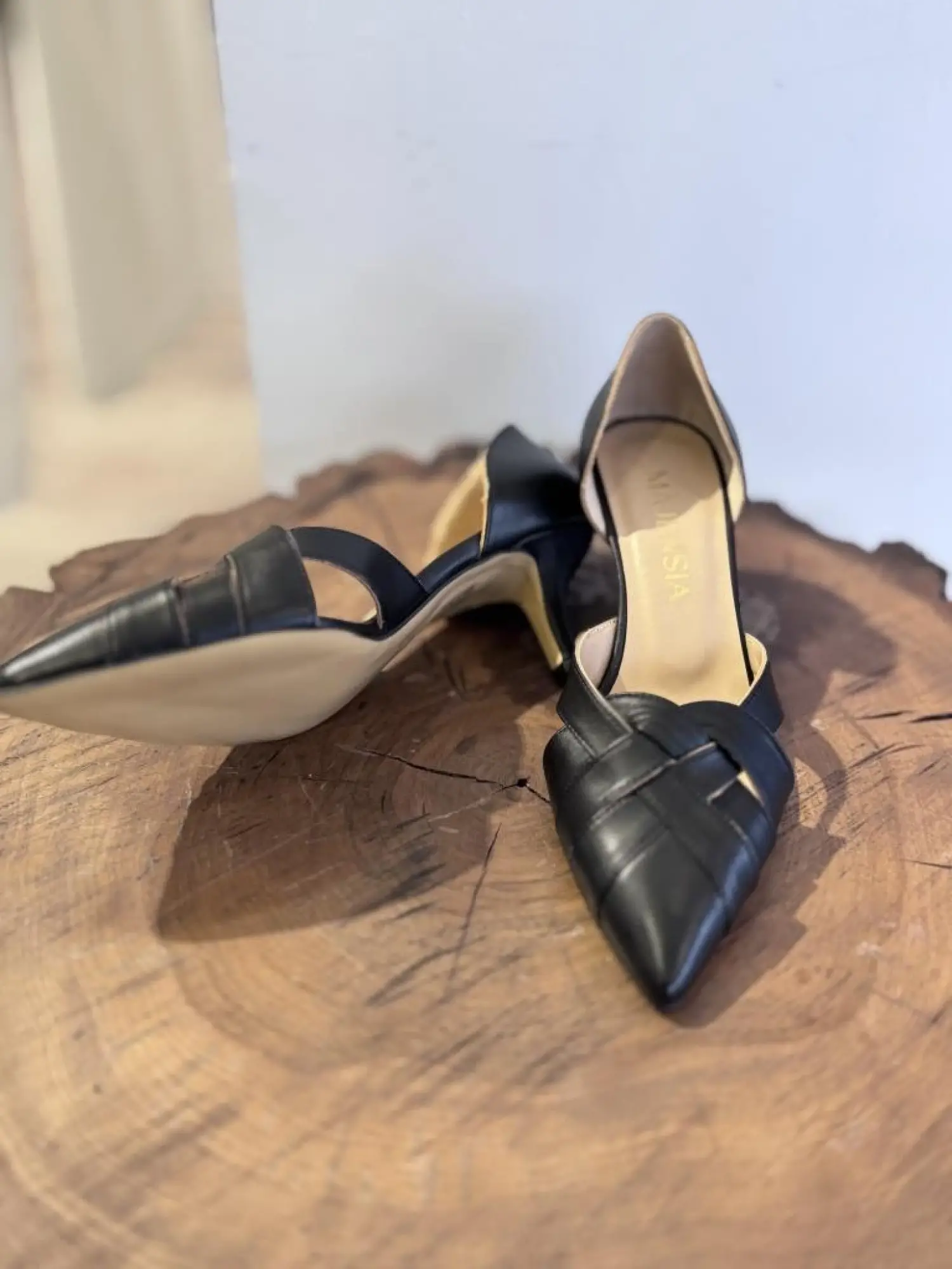 Majensia Kısa Topuklu Deri Ayakkabı 151122