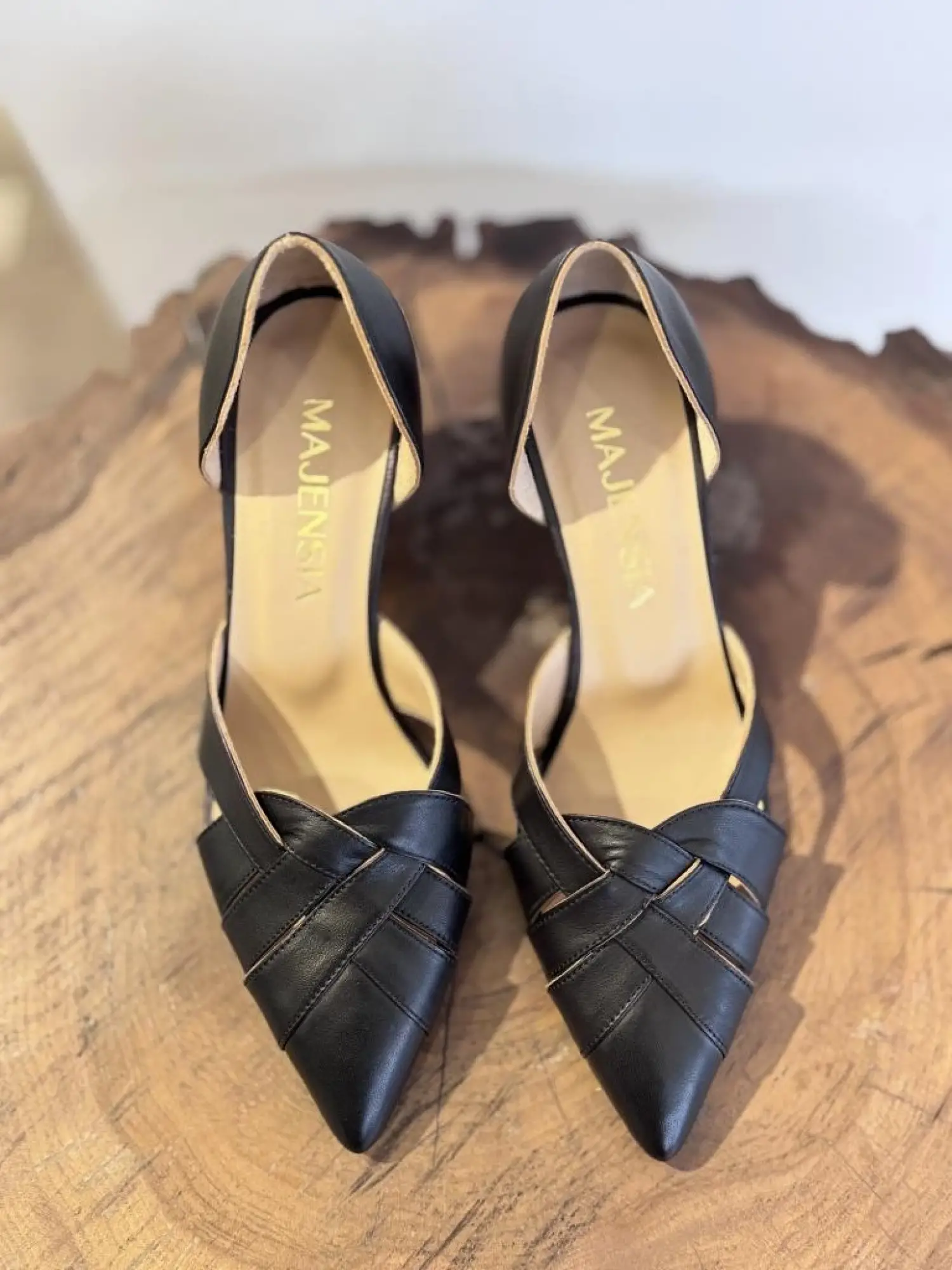 Majensia Kısa Topuklu Deri Ayakkabı 151122