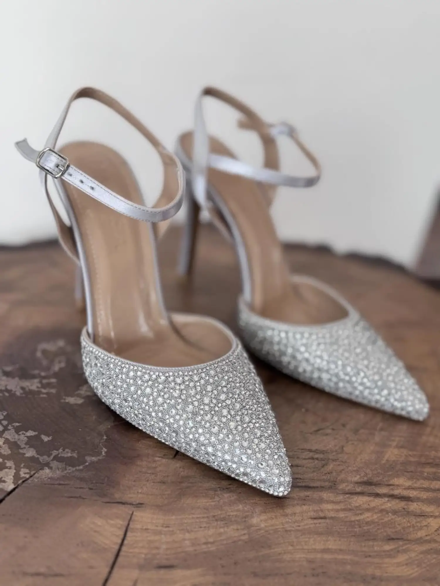 Majensia Taşlı Saten Abiye Ayakkabı 155226