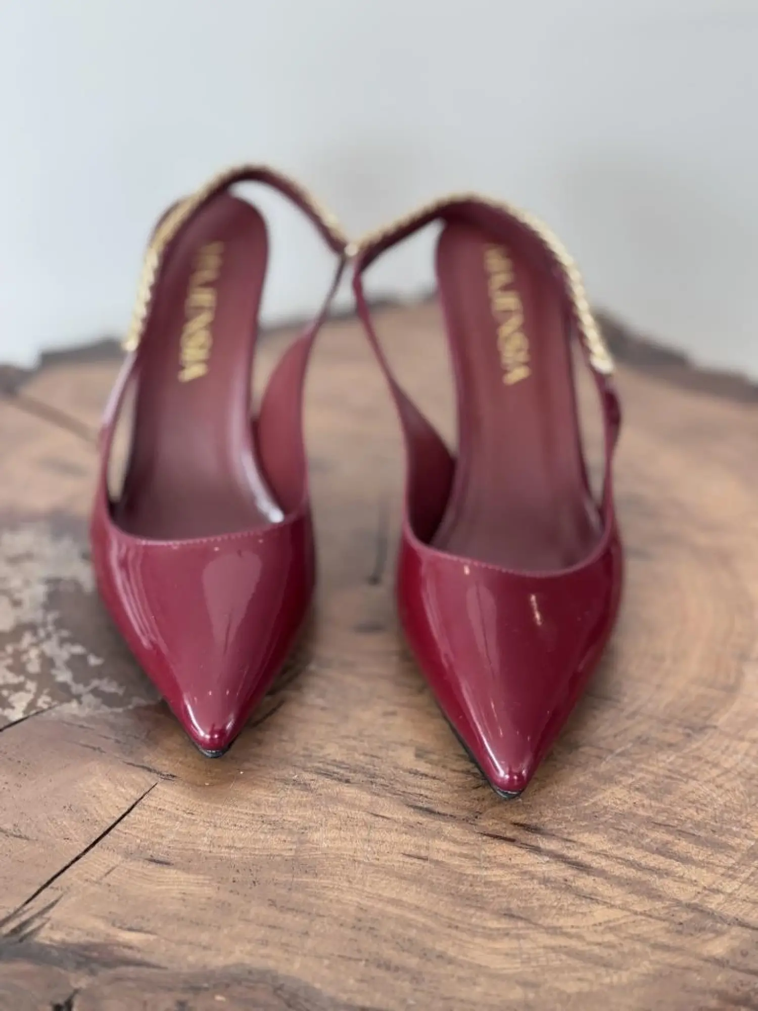 Majensia Zincir Detaylı Sivri Toput Rugan Ayakkabı 155012