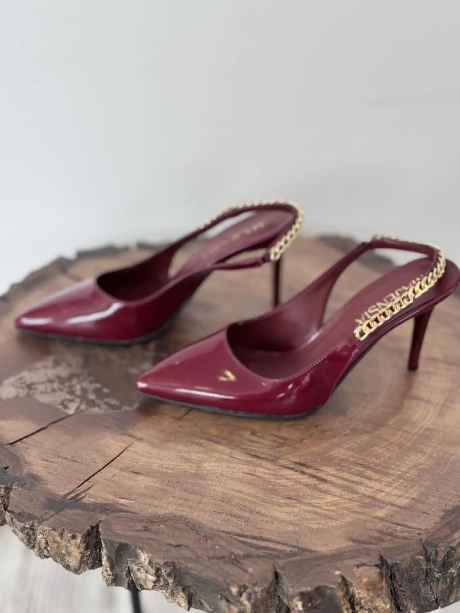 Majensia Zincir Detaylı Sivri Toput Rugan Ayakkabı 155012