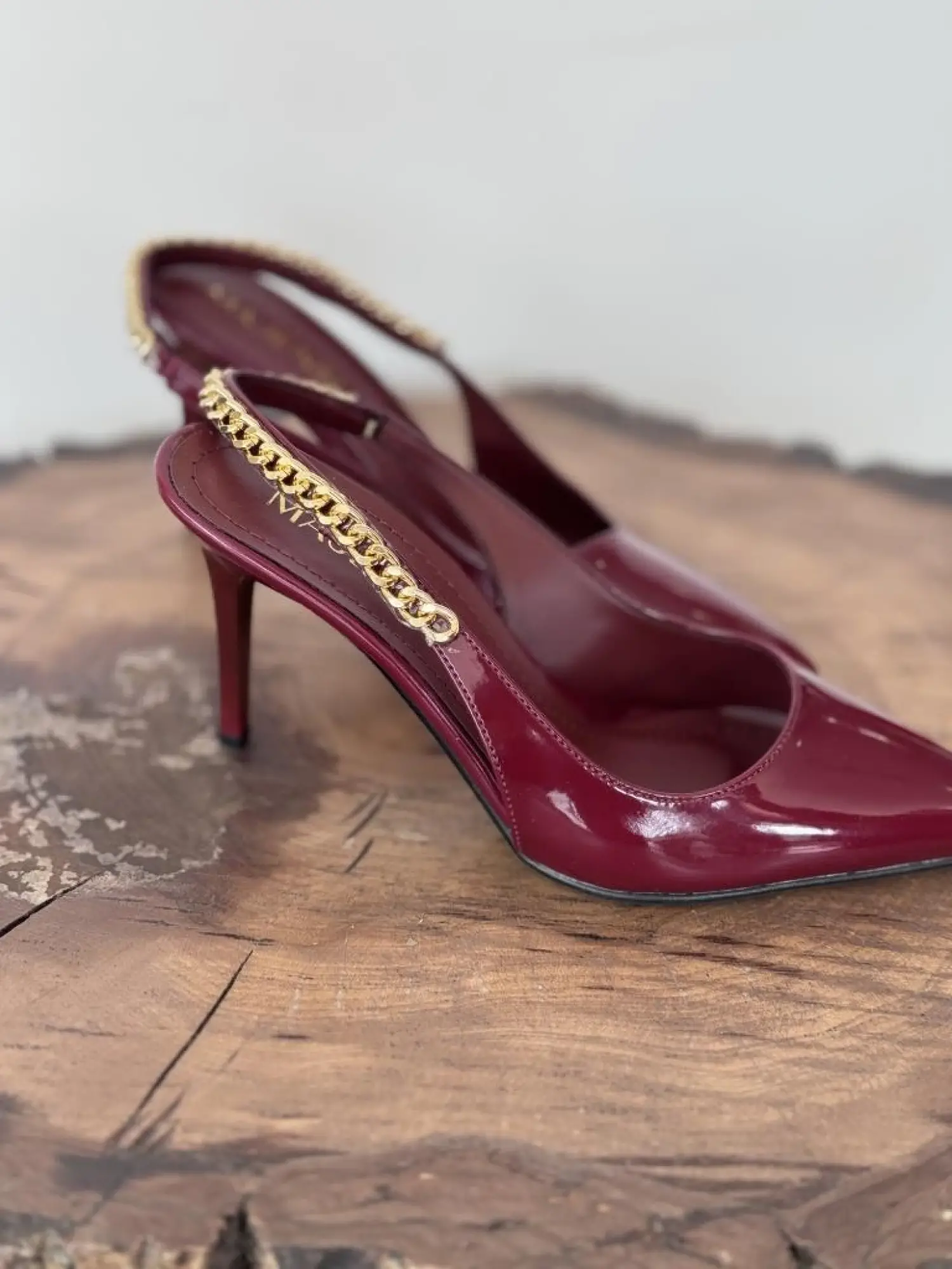 Majensia Zincir Detaylı Sivri Toput Rugan Ayakkabı 155012