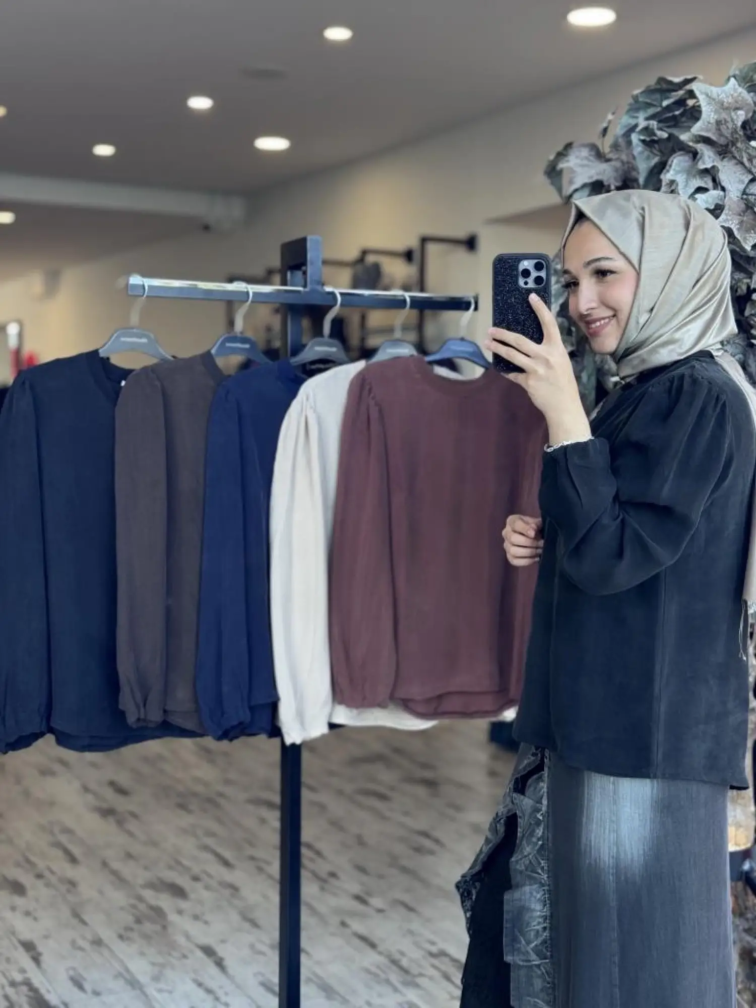 Misswhence Basic Cupra İpek Bluz 37019