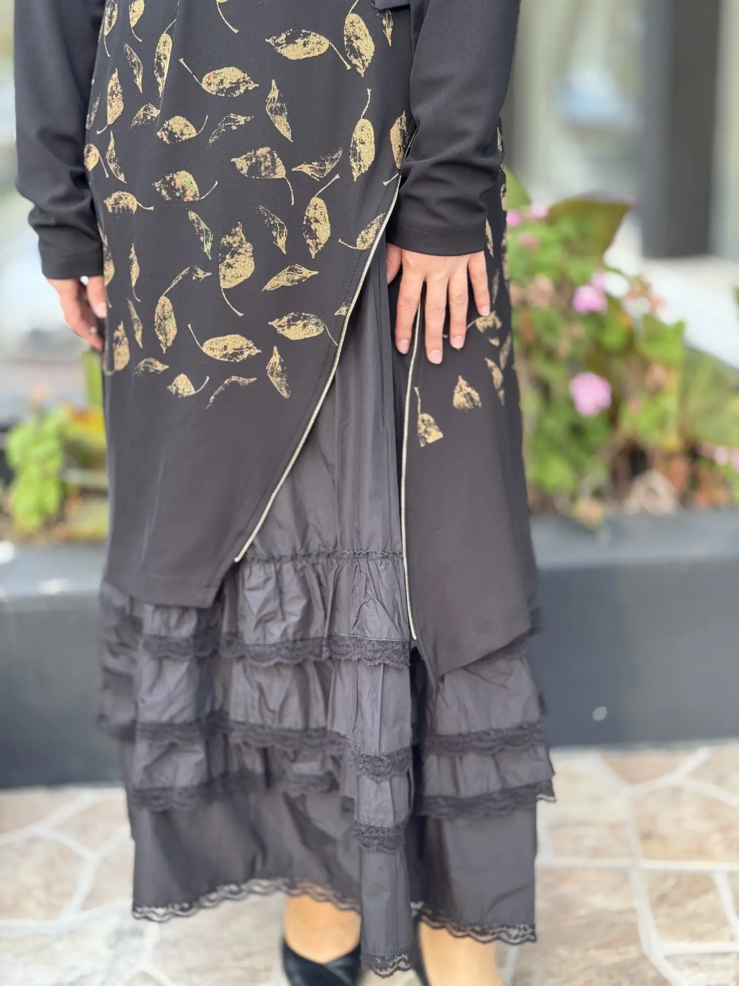 Misswhence Baskı Detaylı İkili Triko Elbise 38810