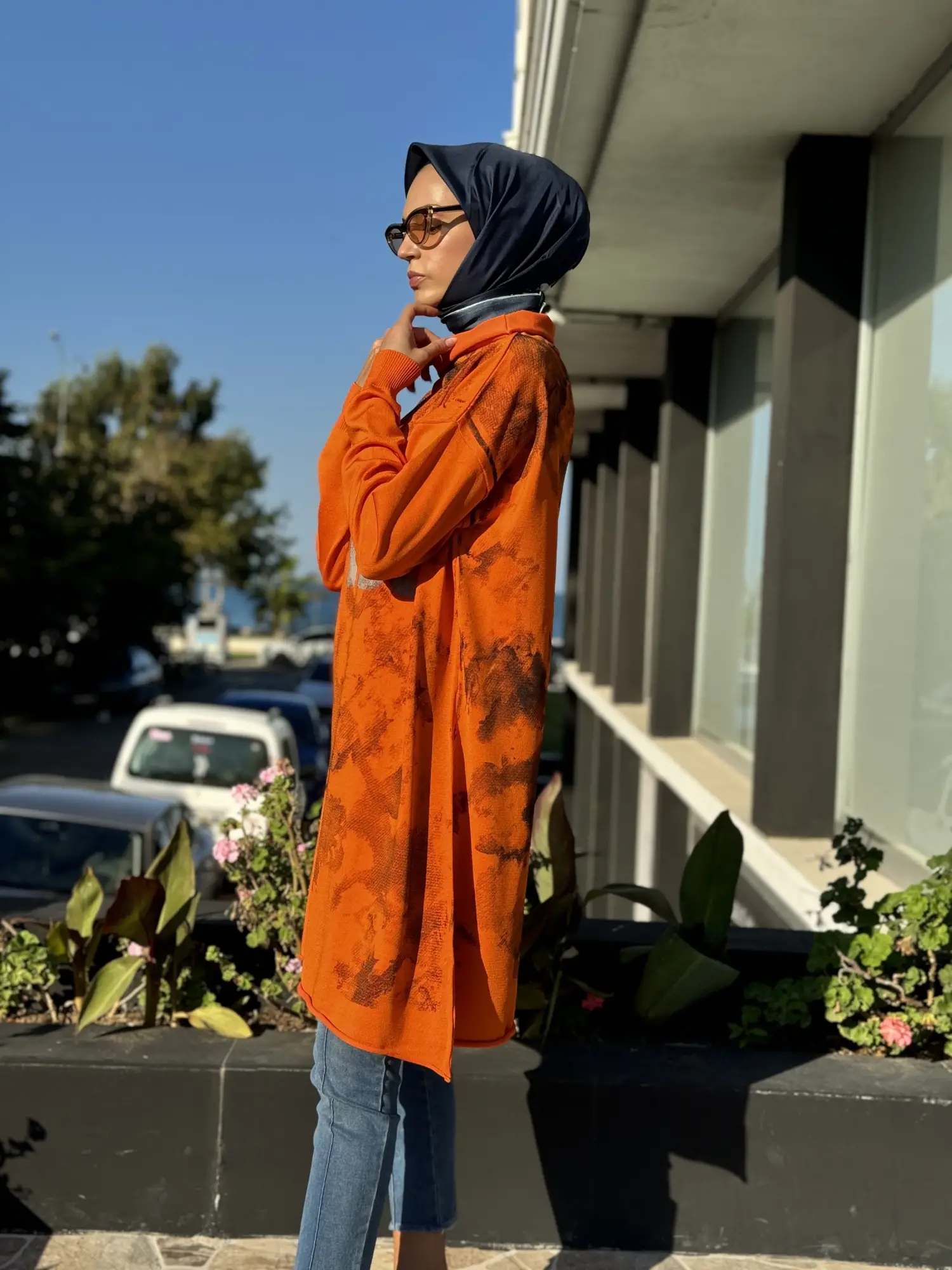 Misswhence Baskılı Triko Tunik 36021