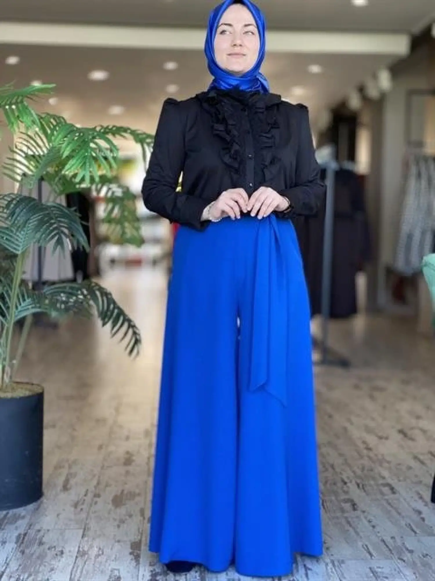 MİSSWHENCE BOL PAÇA KREP PANTOLON 33126