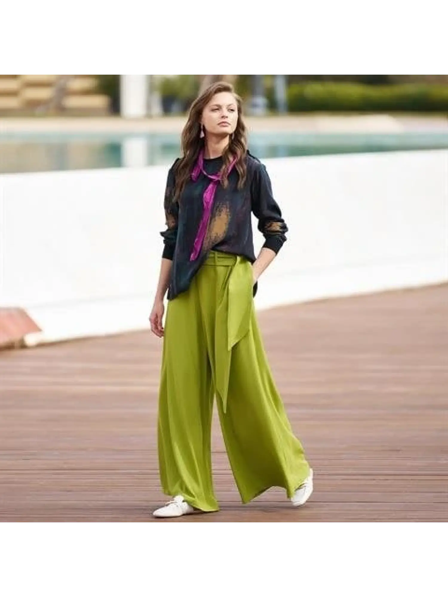 MİSSWHENCE BOL PAÇA KREP PANTOLON 33126