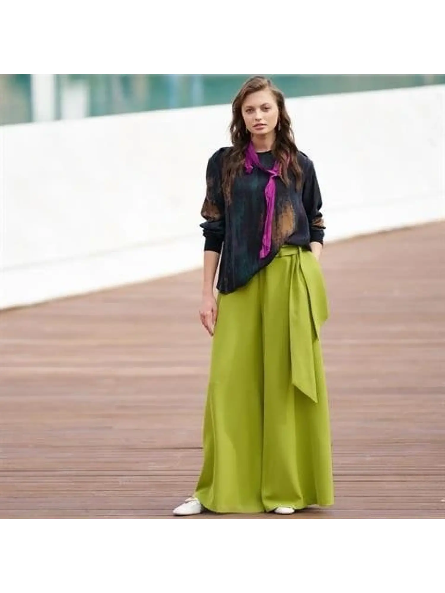 MİSSWHENCE BOL PAÇA KREP PANTOLON 33126