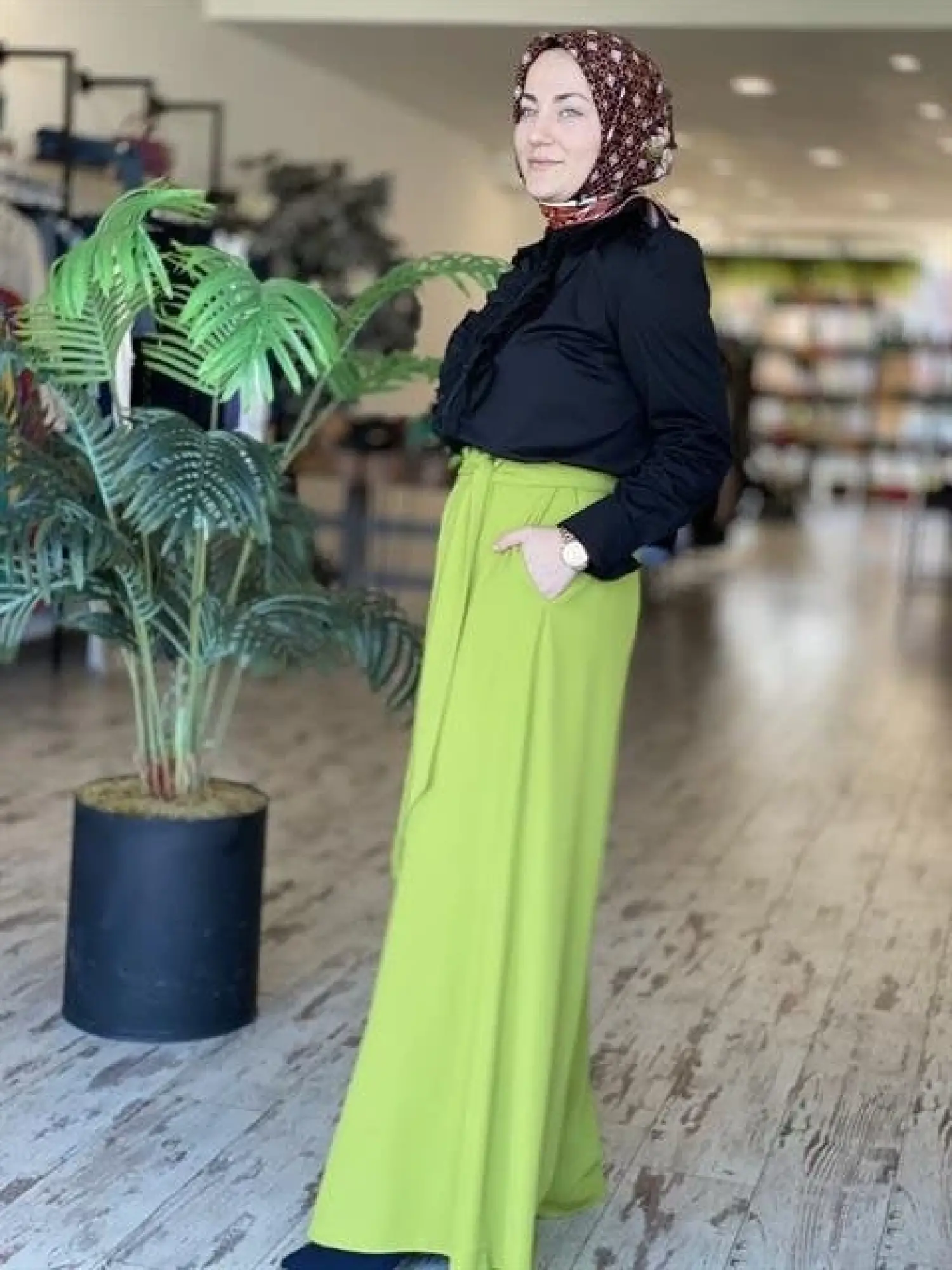 MİSSWHENCE BOL PAÇA KREP PANTOLON 33126