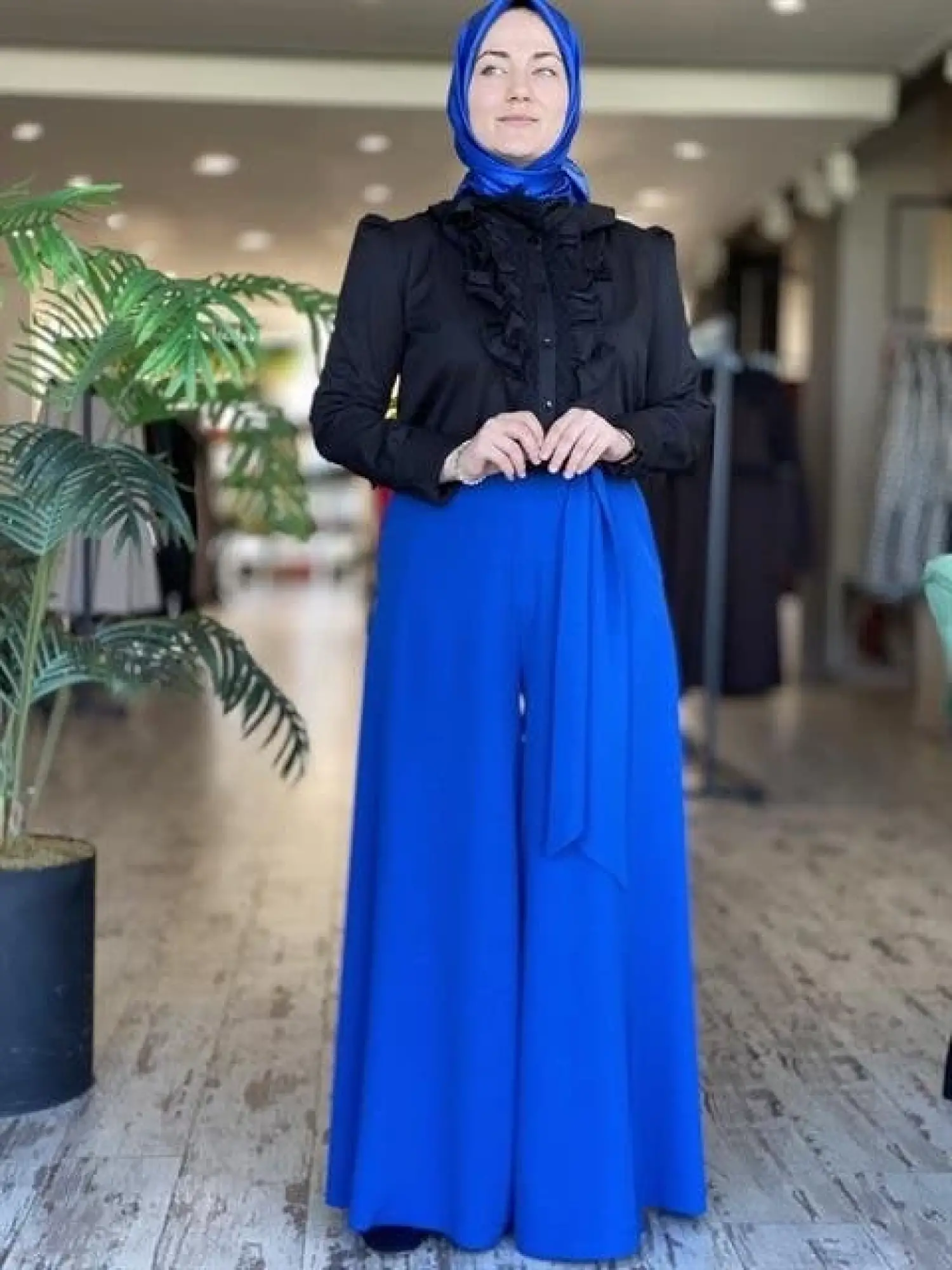 MİSSWHENCE BOL PAÇA KREP PANTOLON 33126