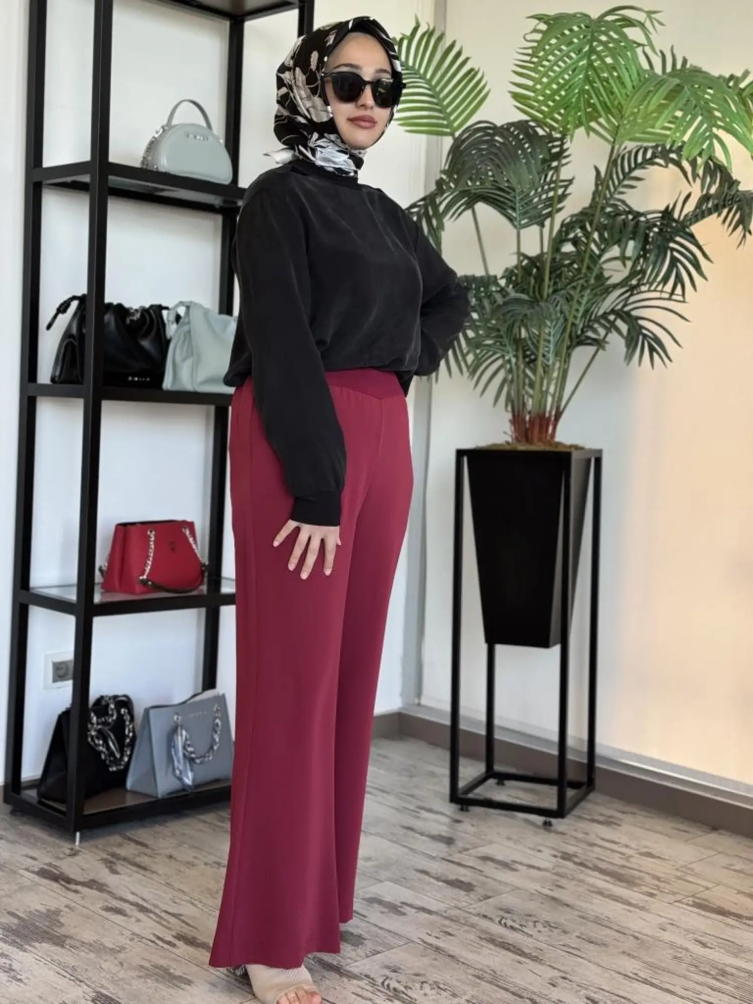 Misswhence Bol Paça Krep Pantolon 35130