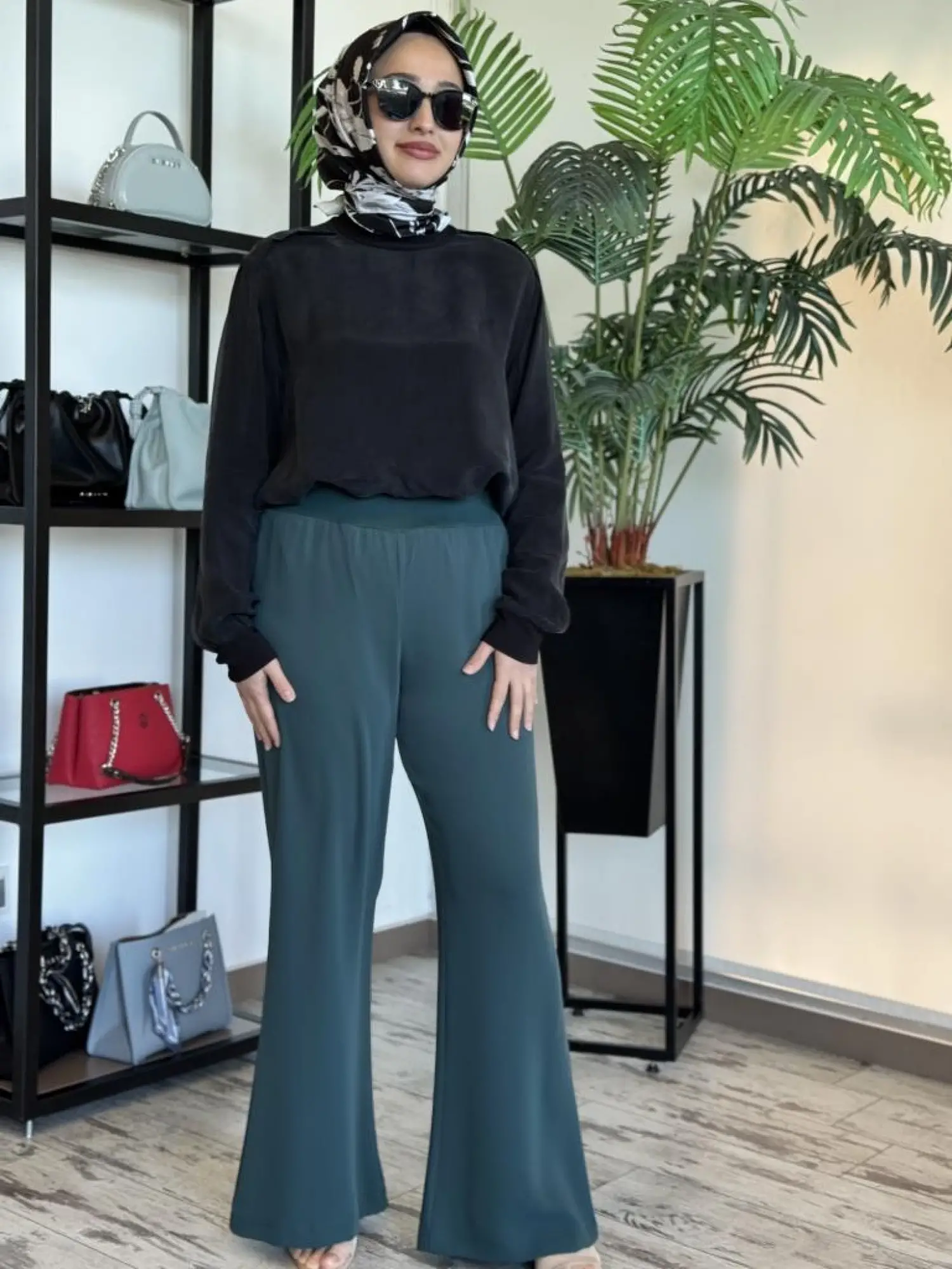 Misswhence Bol Paça Krep Pantolon 35130