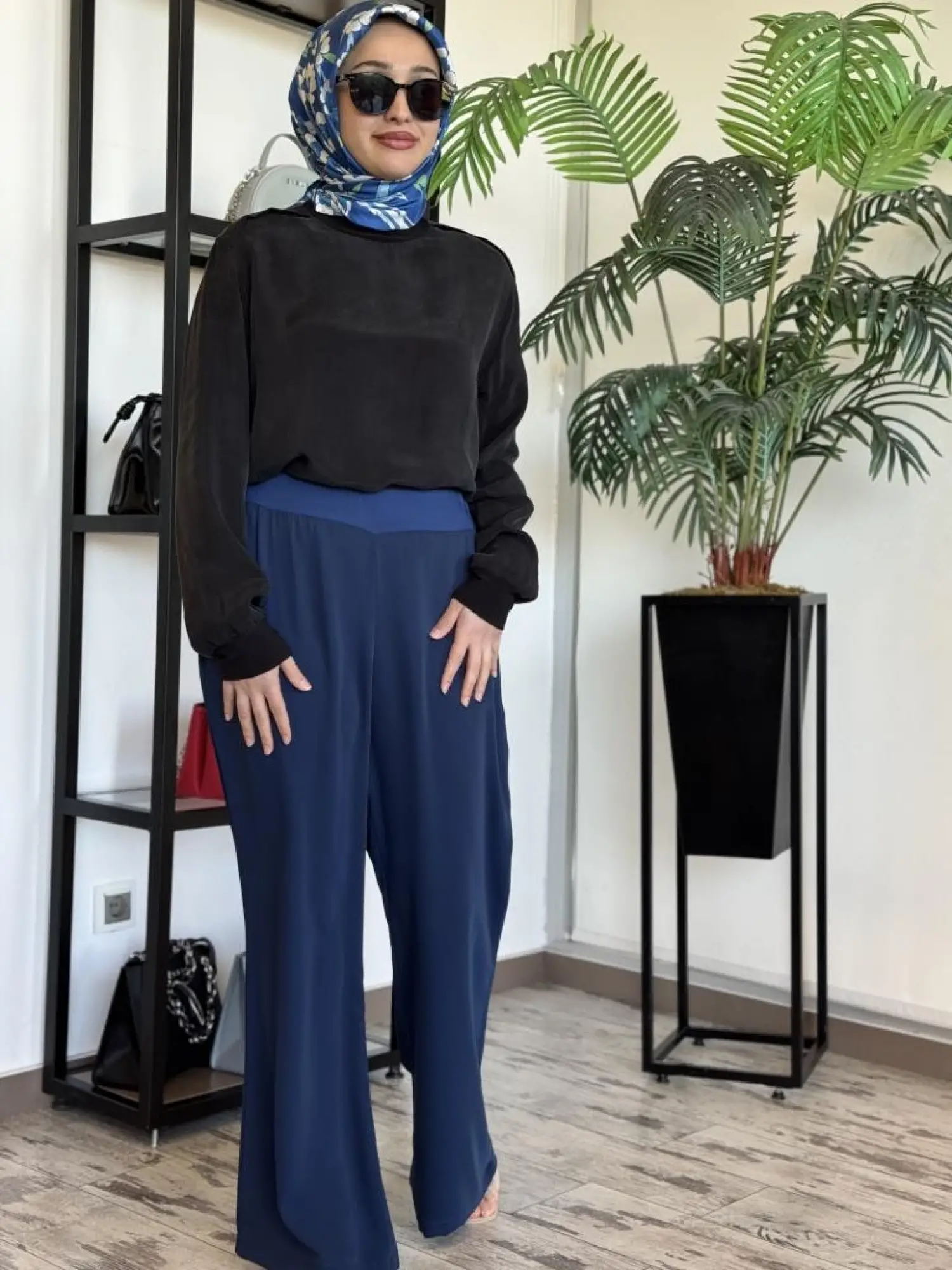 Misswhence Bol Paça Krep Pantolon 35130