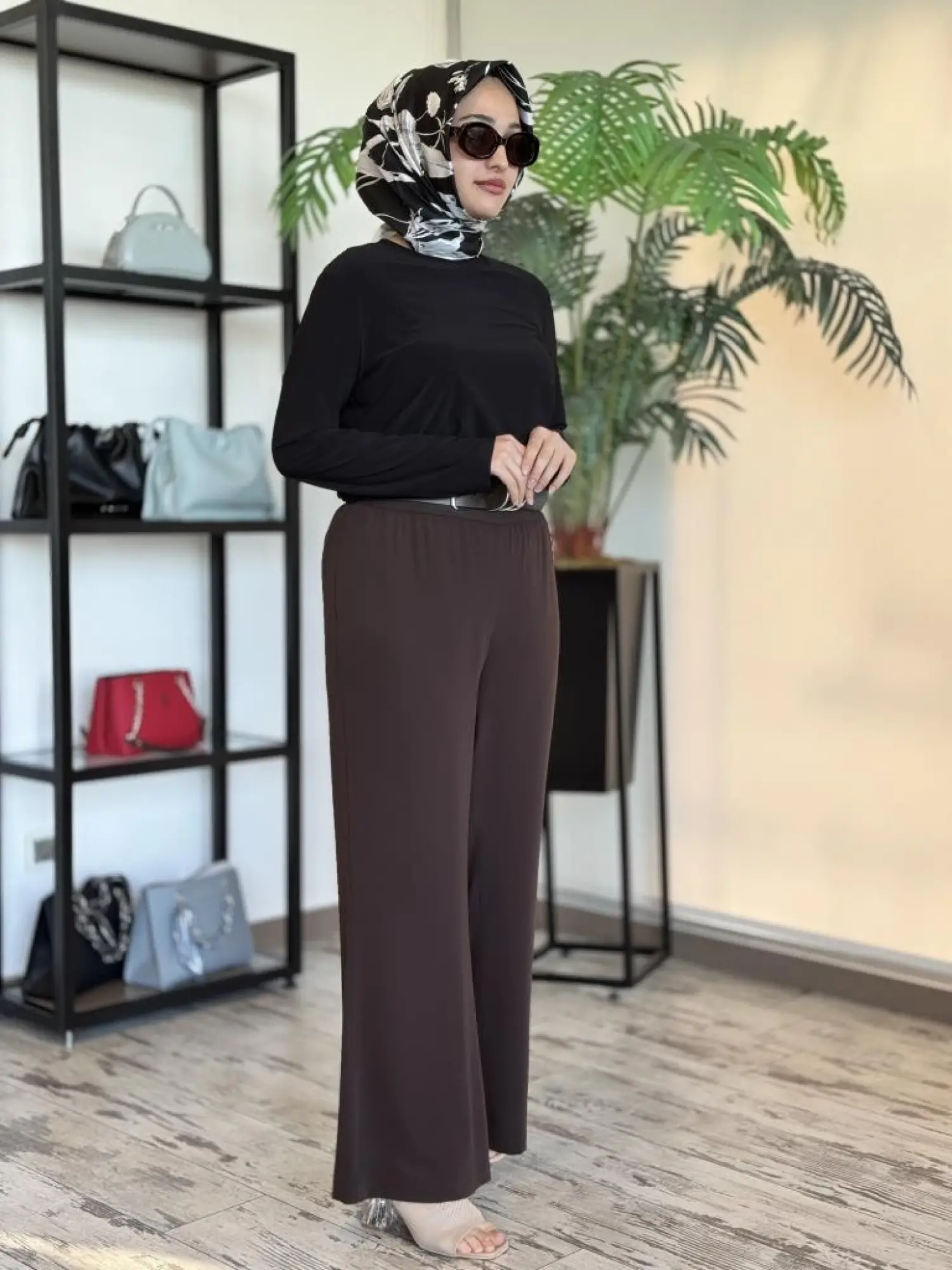 Misswhence Bol Paça Krep Pantolon 35130