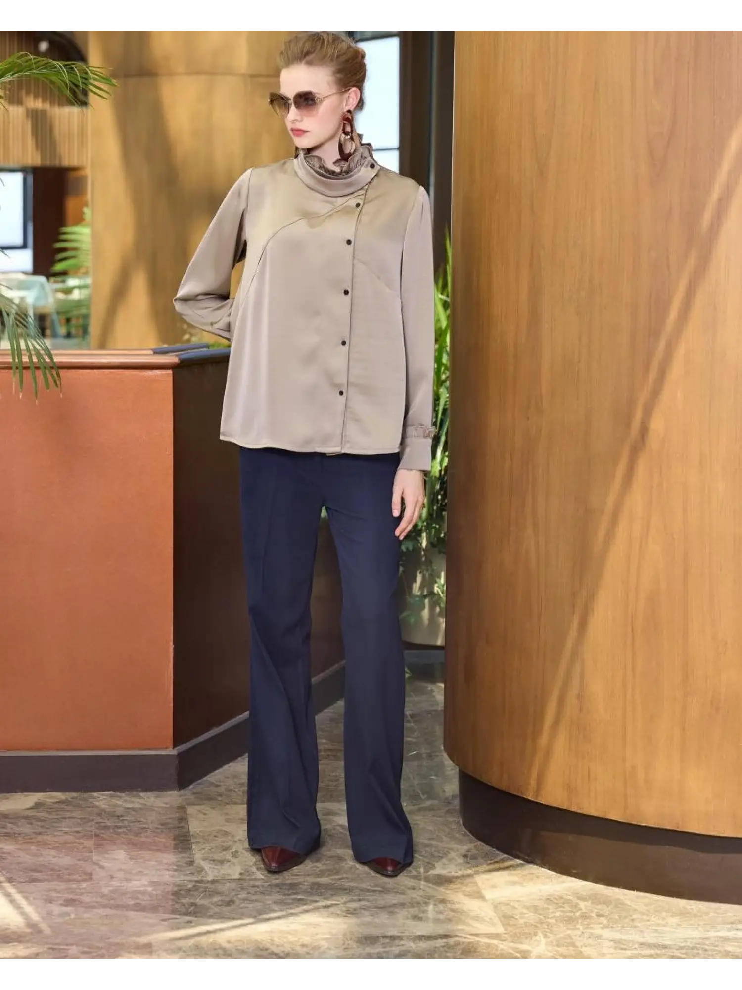 Misswhence Boru Paça Likralı Tensel Kot Pantolon 38100