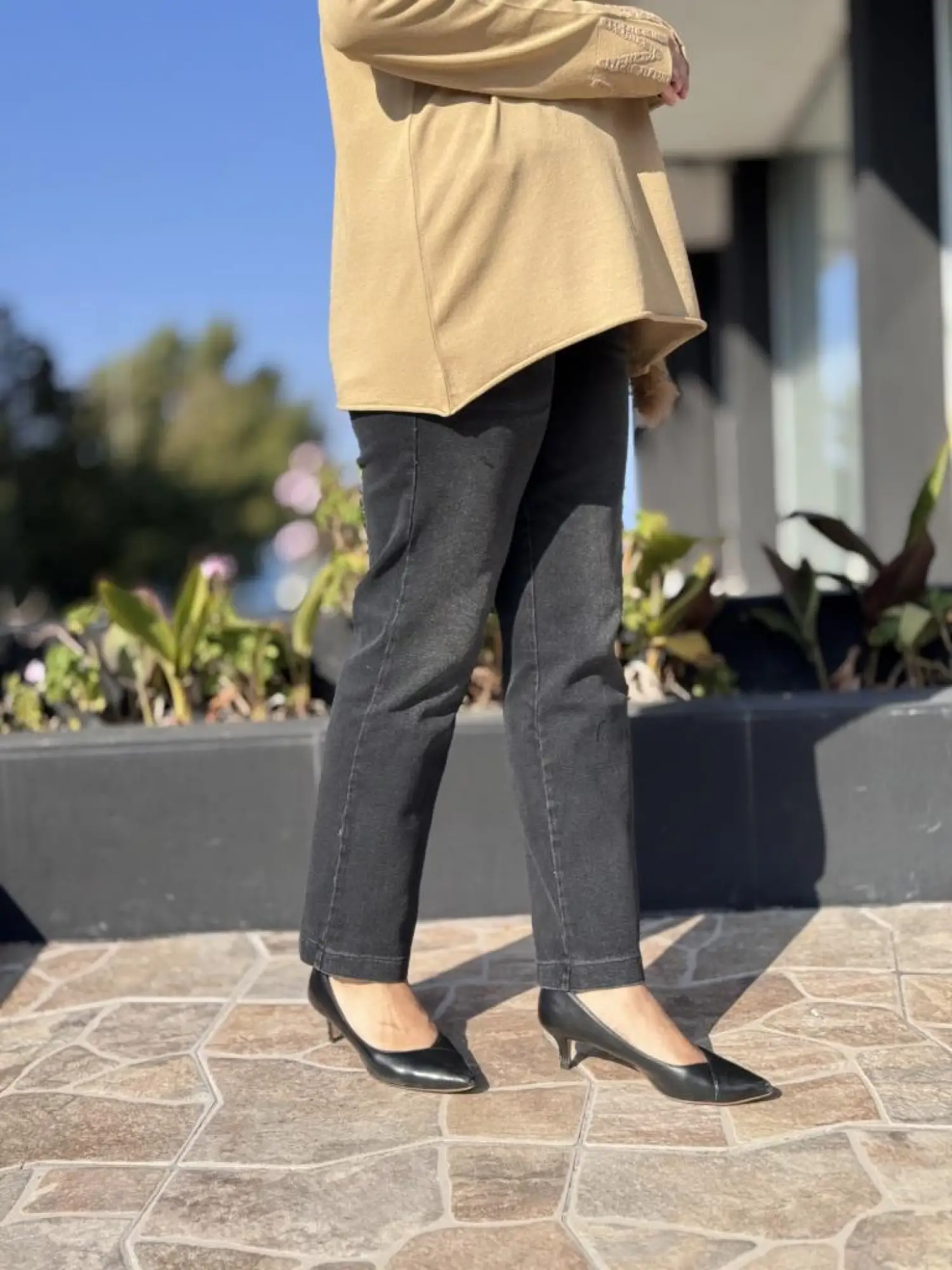 Misswhence Boru Paça Taşlanmış Kot Pantolon 38123