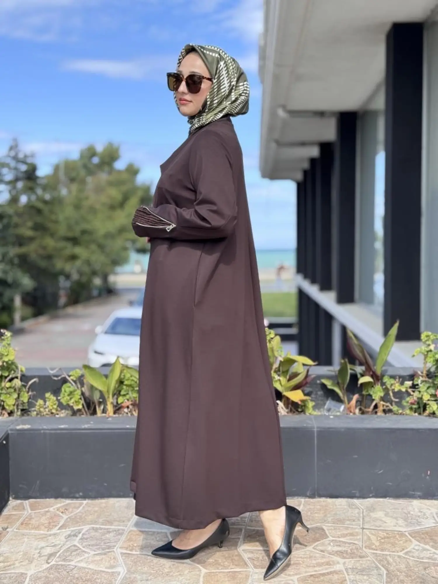 Misswhence Çelik Örme Fermuarlı Basic Kap/Pardesü 38404