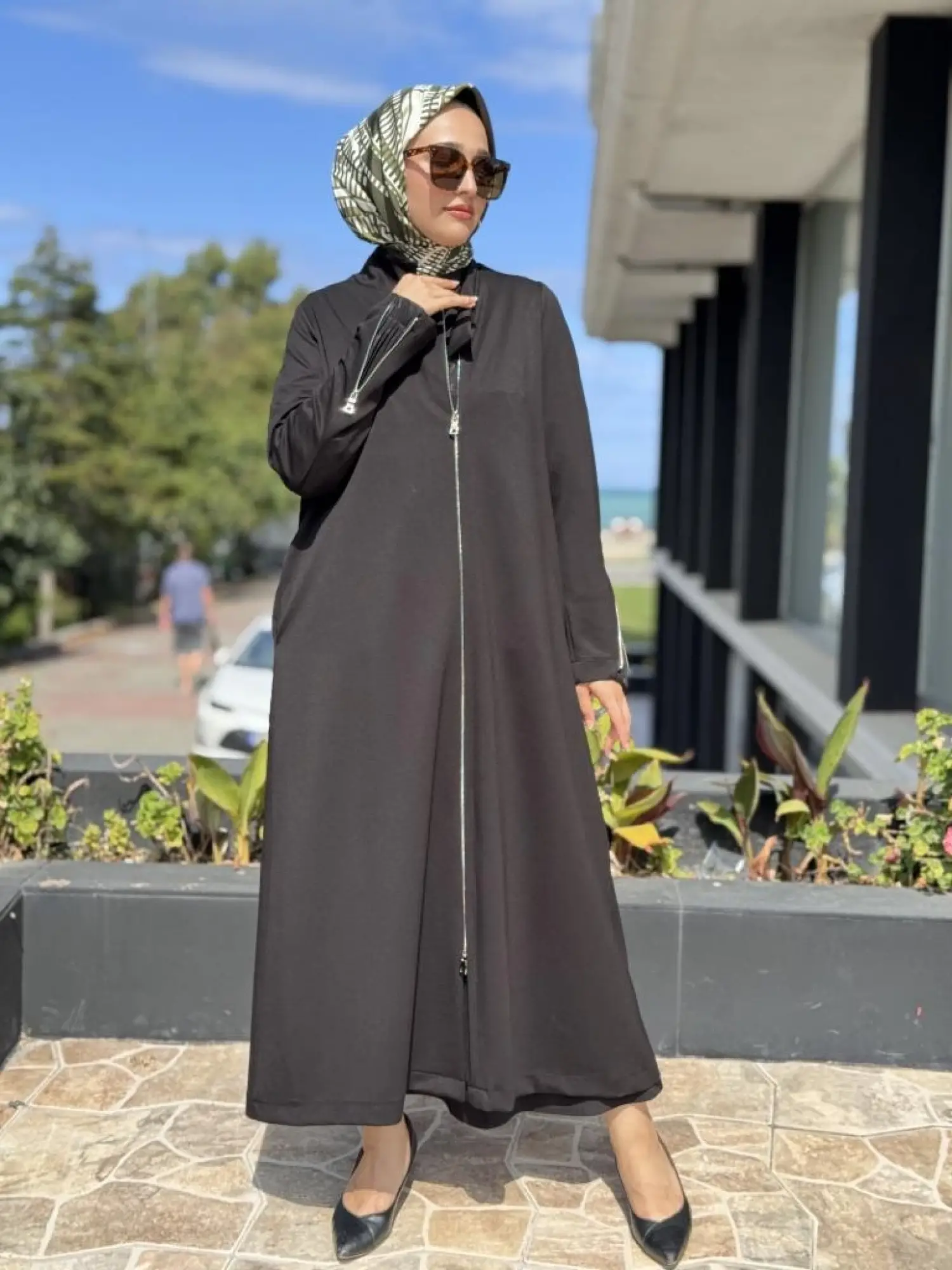 Misswhence Çelik Örme Fermuarlı Basic Kap/Pardesü 38404