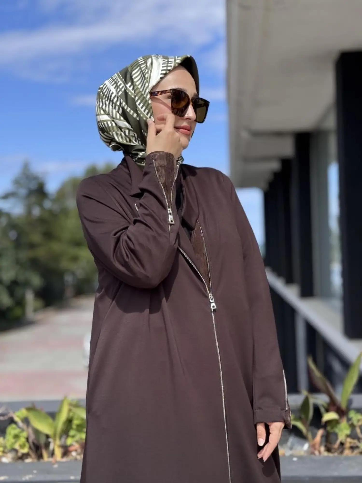 Misswhence Çelik Örme Fermuarlı Basic Kap/Pardesü 38404