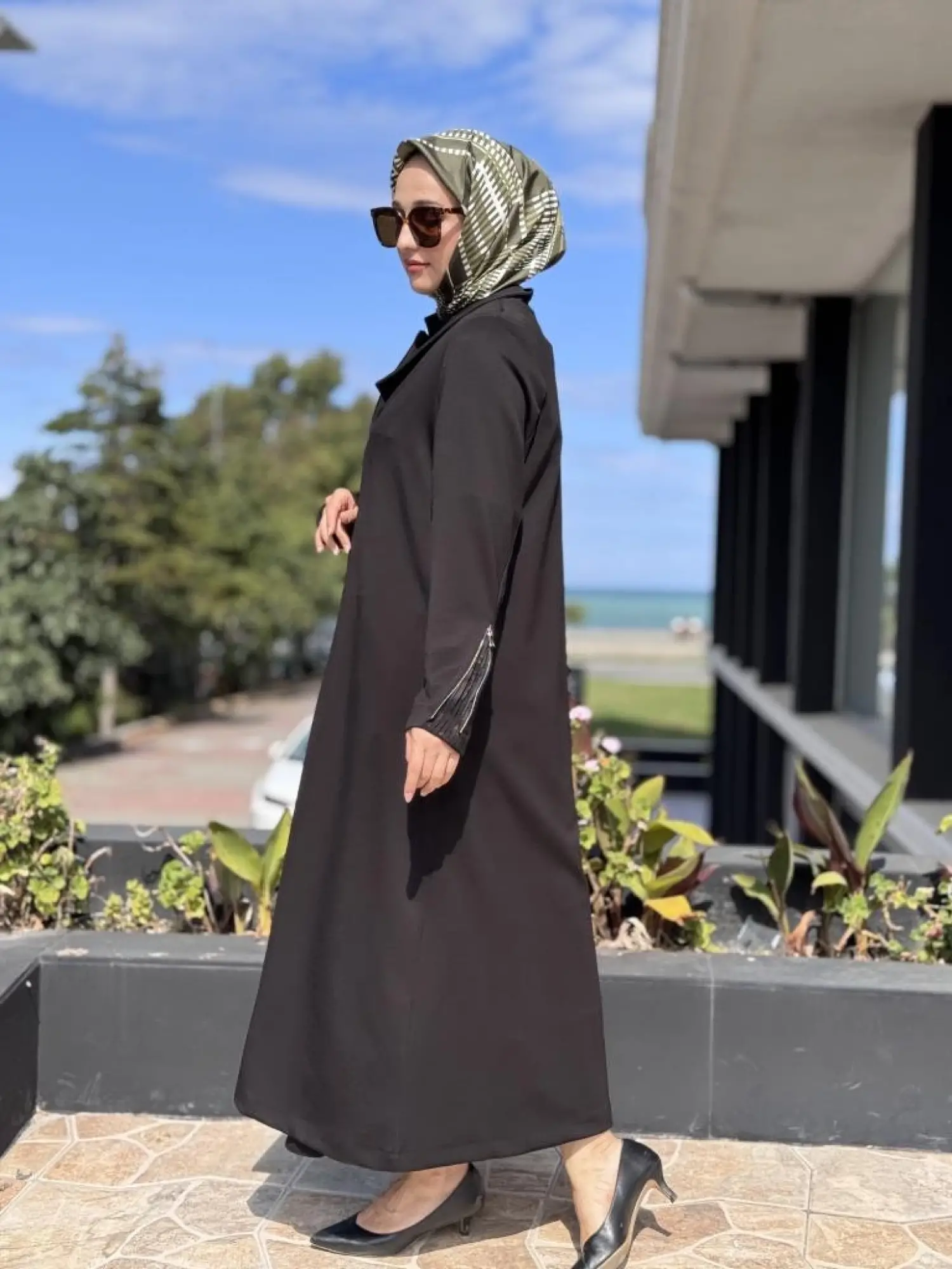 Misswhence Çelik Örme Fermuarlı Basic Kap/Pardesü 38404