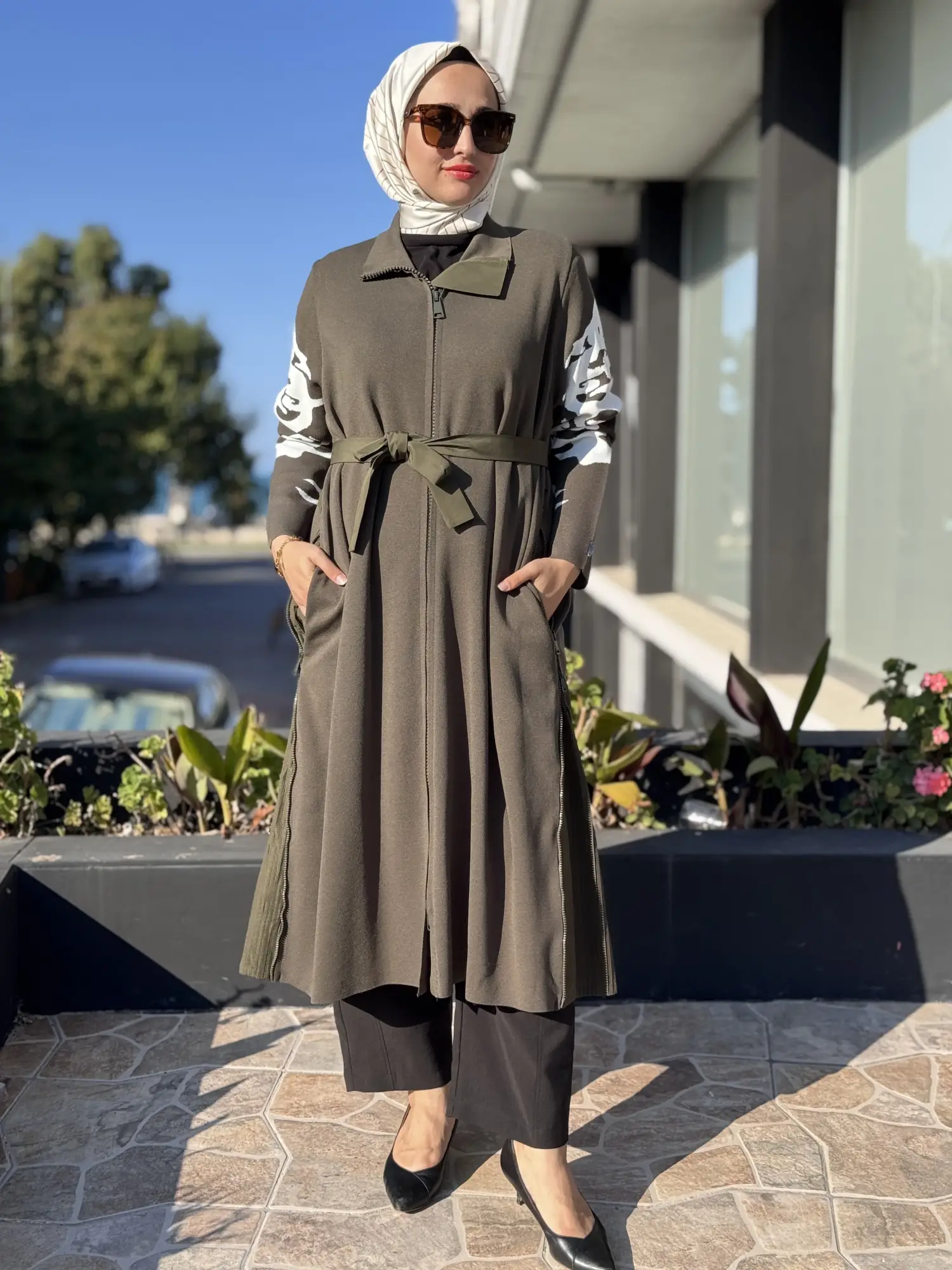 Misswhence Çelik Örme Fermuarlı Triko Kap MİSS262