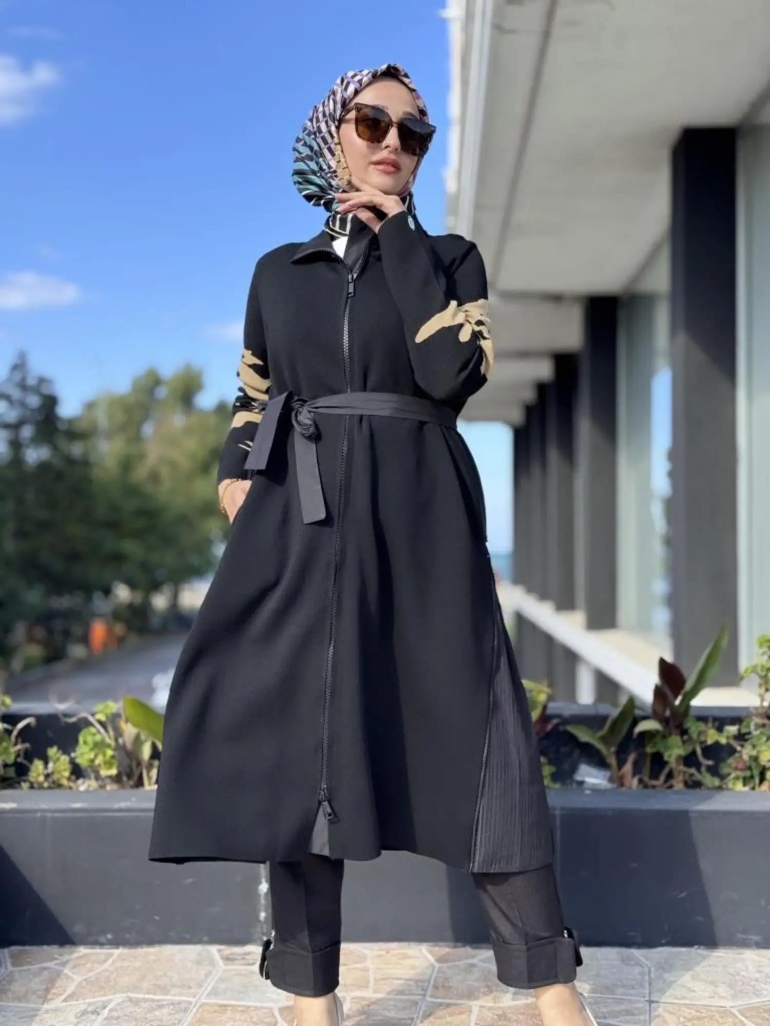 Misswhence Çelik Örme Fermuarlı Triko Kap MİSS262