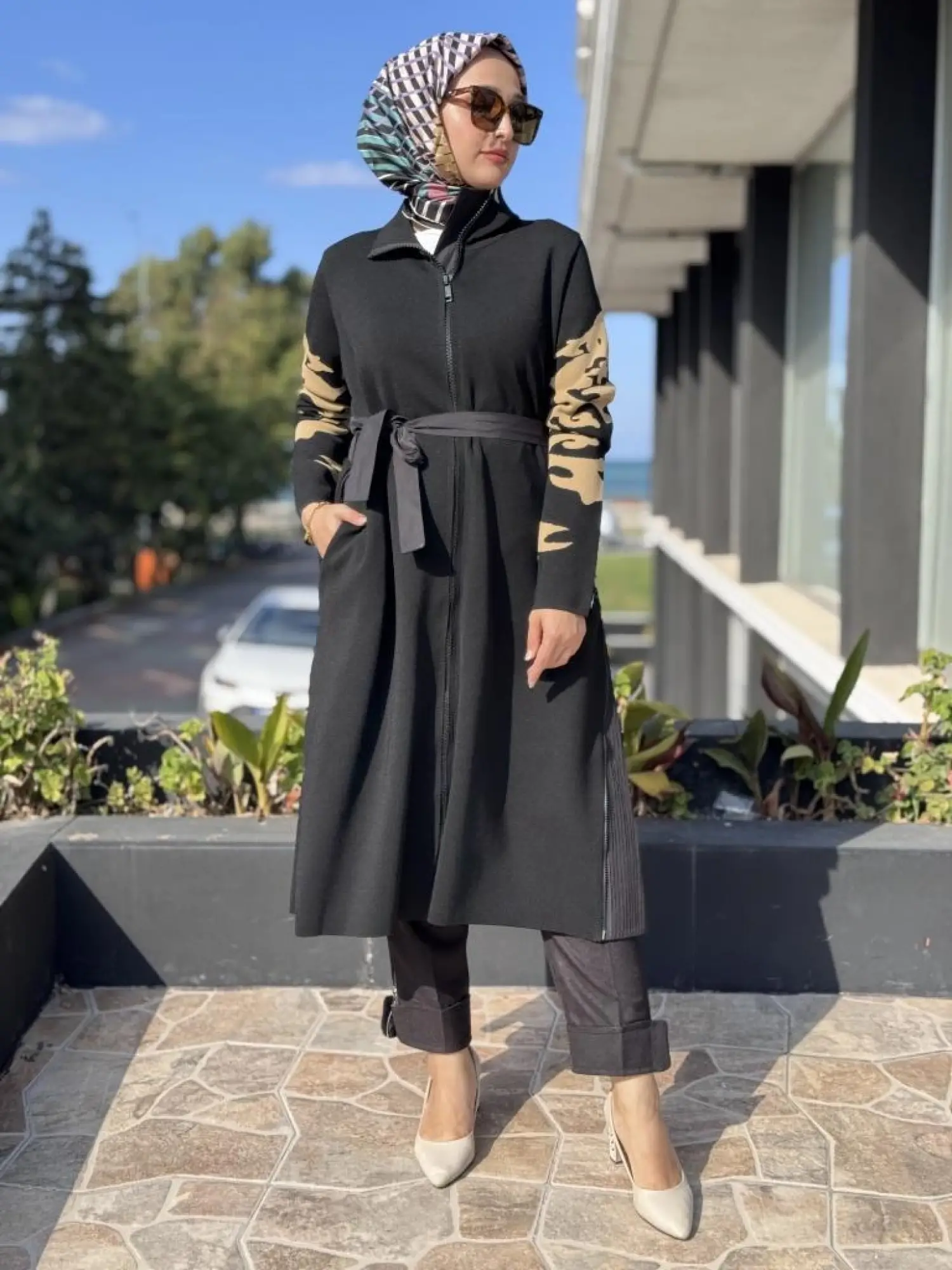 Misswhence Çelik Örme Fermuarlı Triko Kap MİSS262