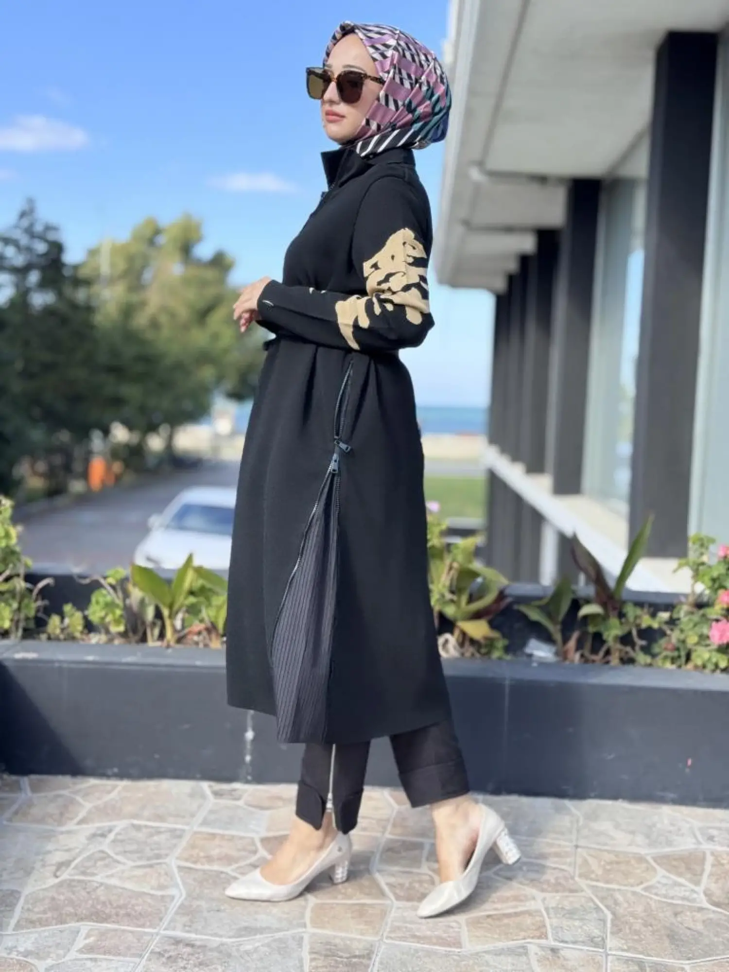 Misswhence Çelik Örme Fermuarlı Triko Kap MİSS262