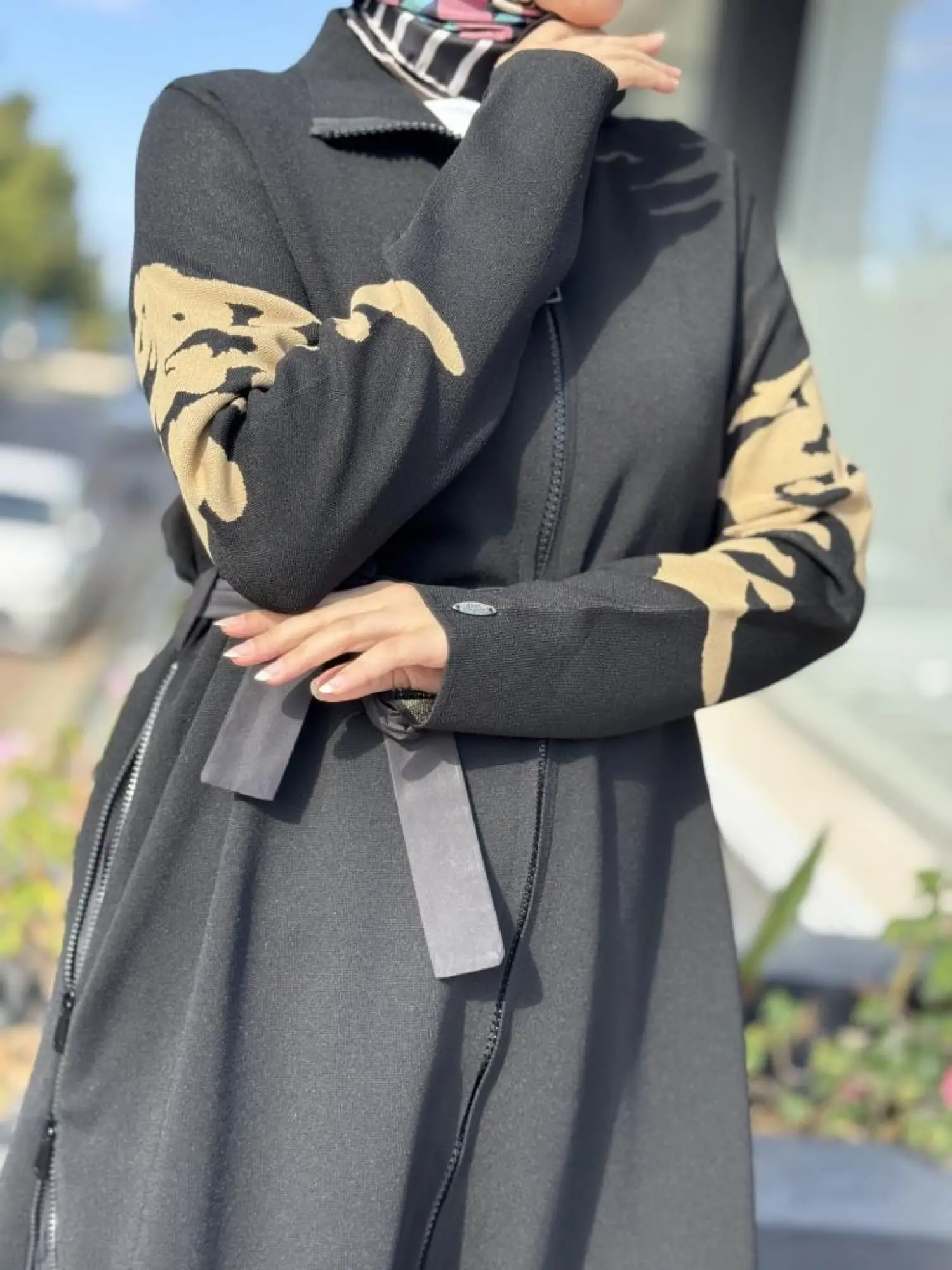 Misswhence Çelik Örme Fermuarlı Triko Kap MİSS262