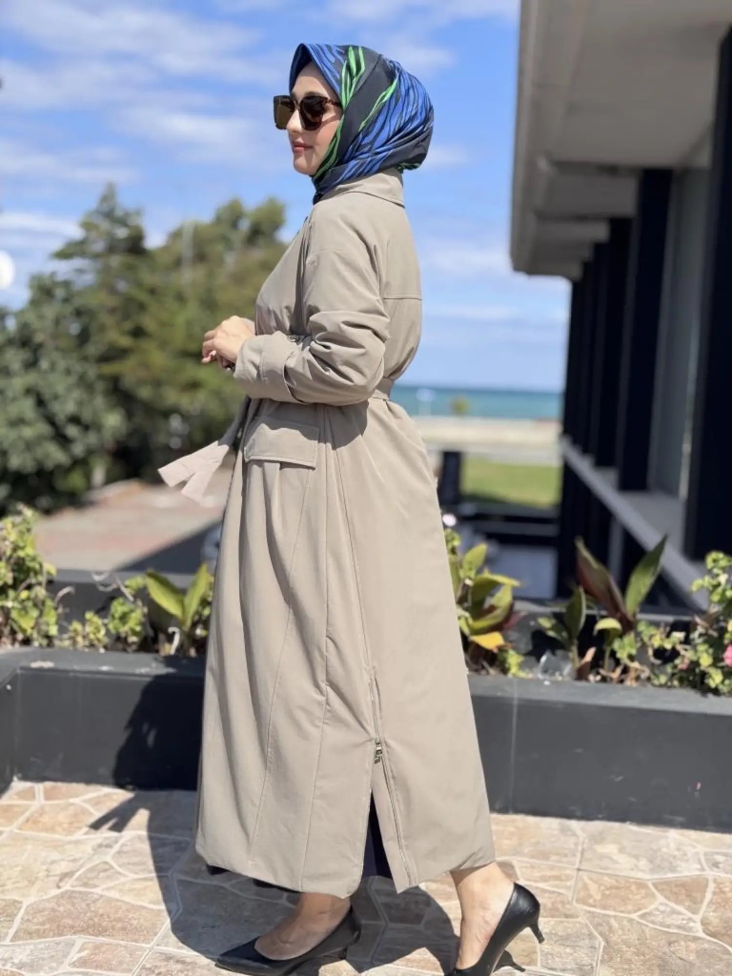 Misswhence Cep Detaylı Astarlı Pardesü 38500