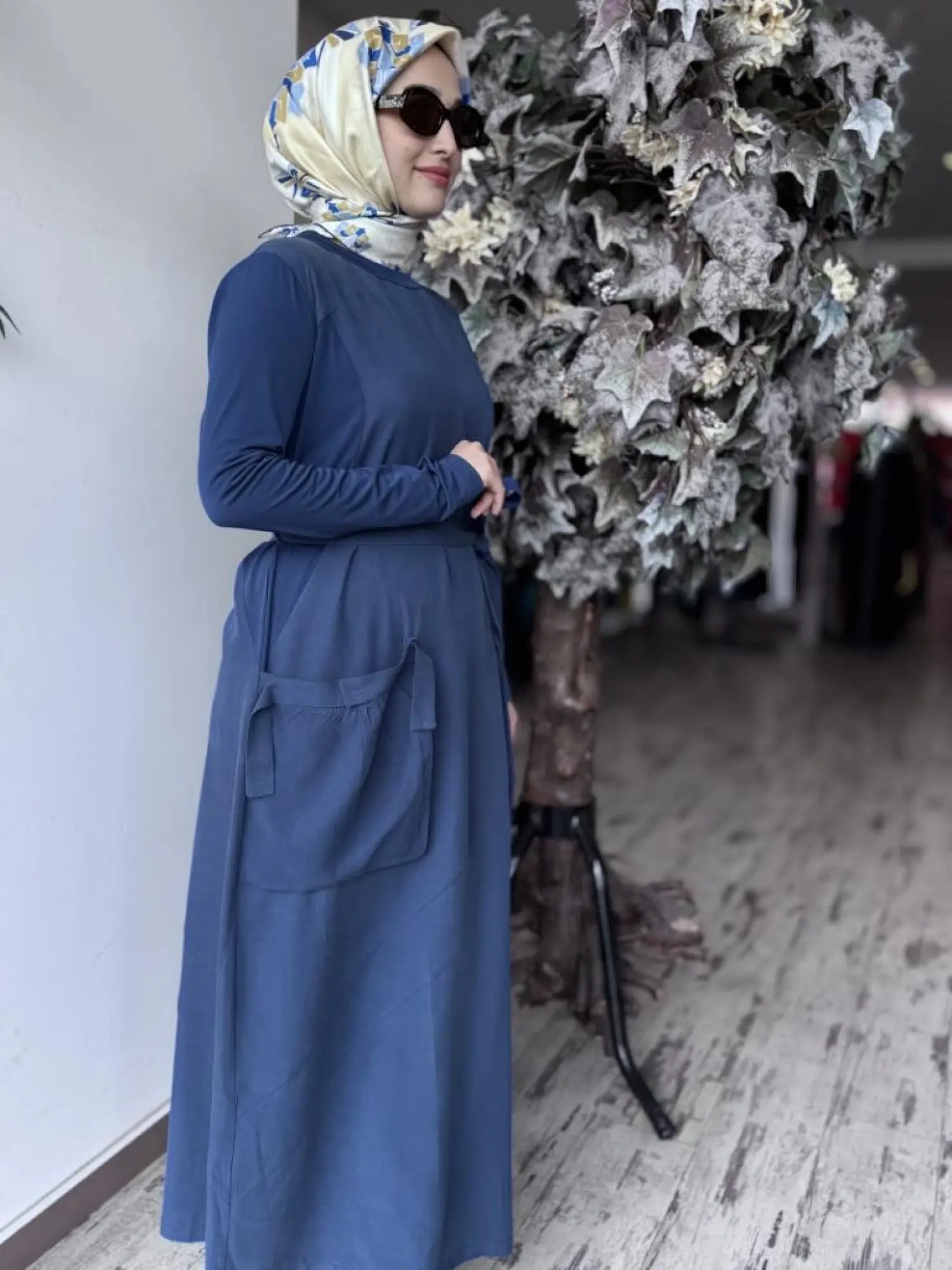 Misswhence Cep Detaylı Basic Elbise 37814