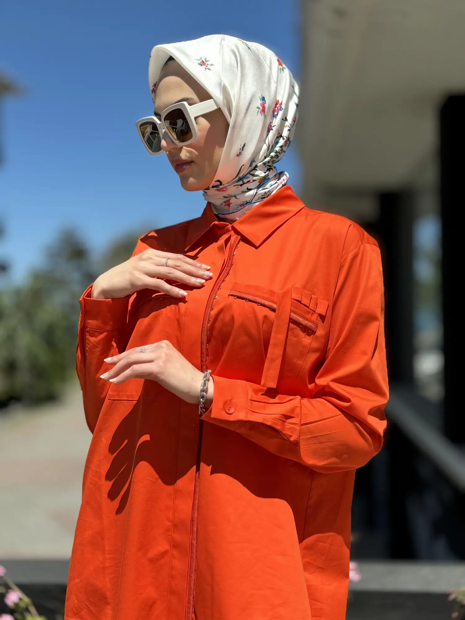 Misswhence Cep Detaylı Poplin Gömlek 35314