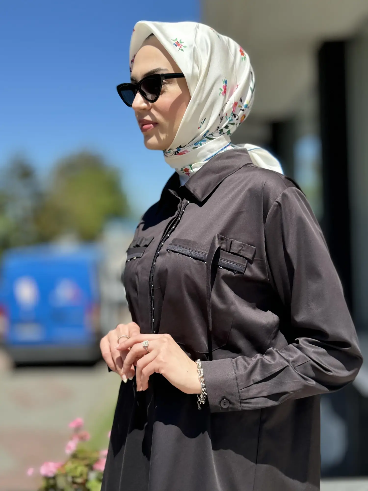 Misswhence Cep Detaylı Poplin Gömlek 35314