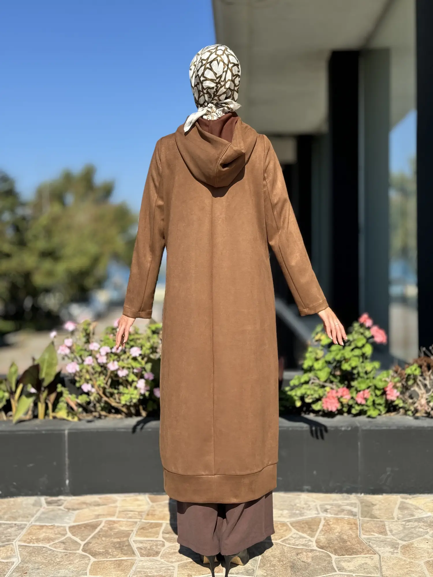 Misswhence Cep Detaylı Süet Pardesü 36510