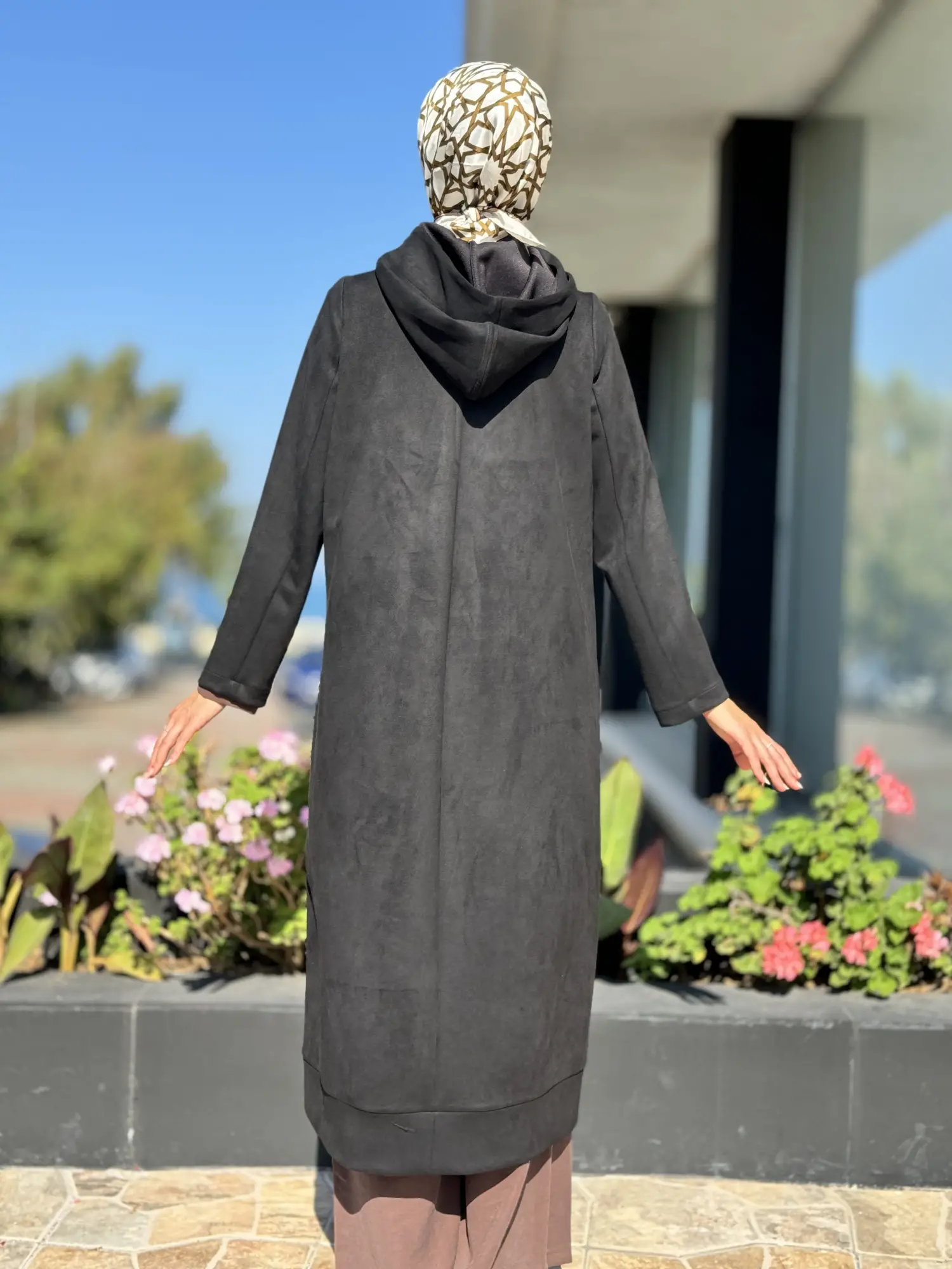 Misswhence Cep Detaylı Süet Pardesü 36510