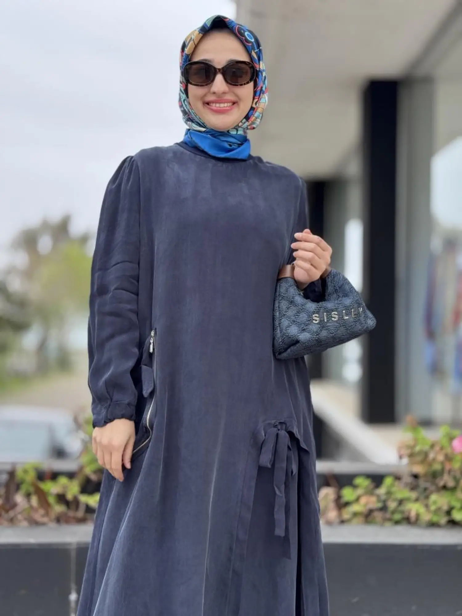 Misswhence Cep Ve Yırtmaç Detaylı Tam Boy Tunik Pantolon Takım 37023