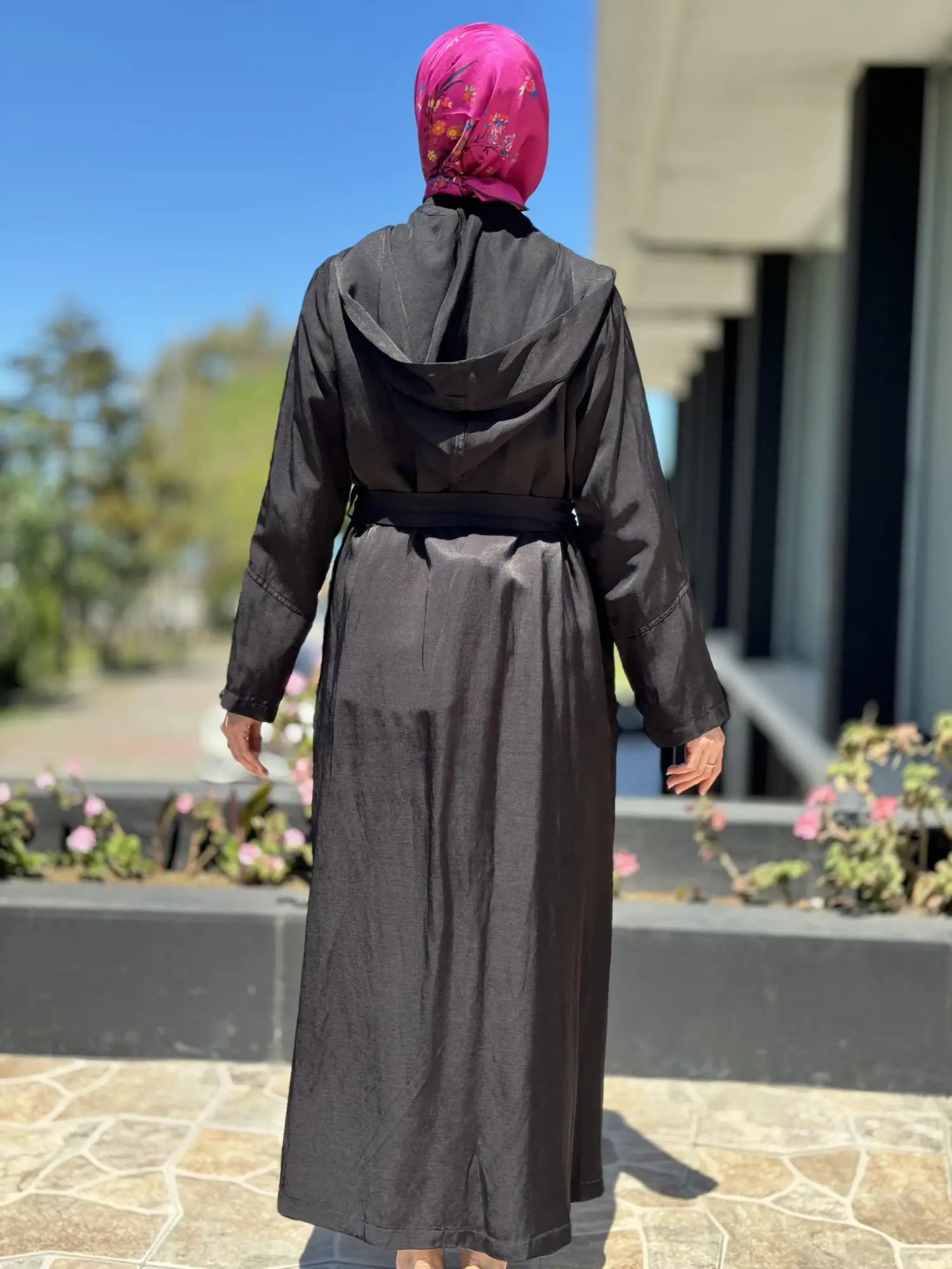 Misswhence Chanel Keten Düğmeli  Pardesü 35507