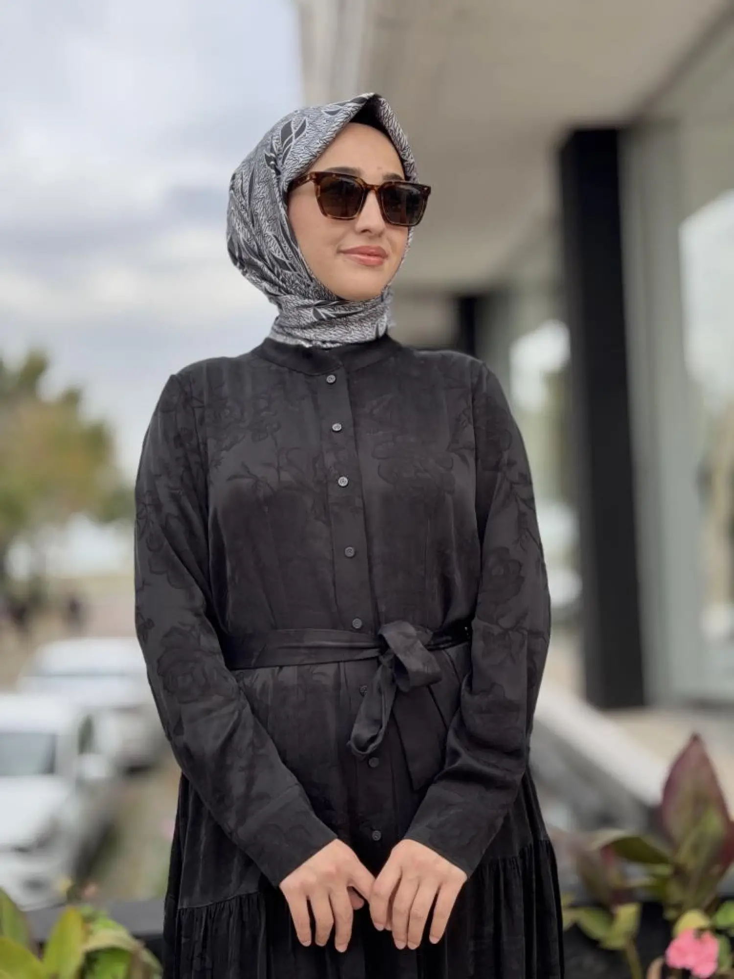 Misswhence Çıtçıt Detaylı Jakarlı Cupra İpek Elbise 38809