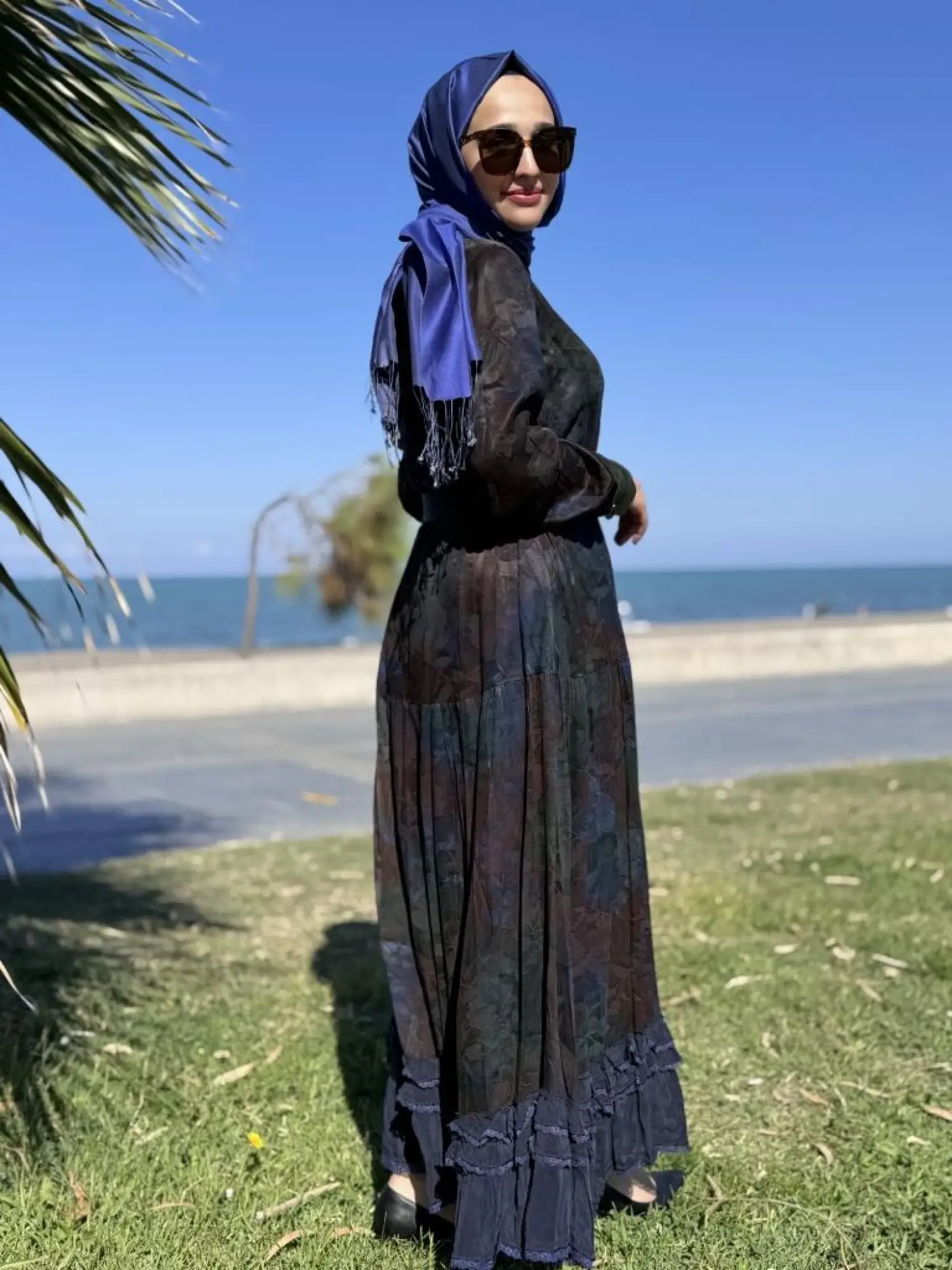 Misswhence Çıtçıt Detaylı Jakarlı Cupra İpek Elbise 38809